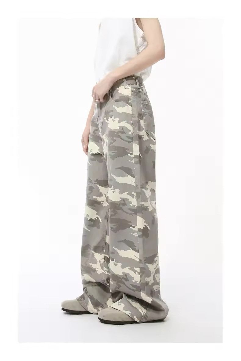 Japanese Brand × Jean Straight Bottom Camouflage Jean Size US 33 - 4 Thumbnail