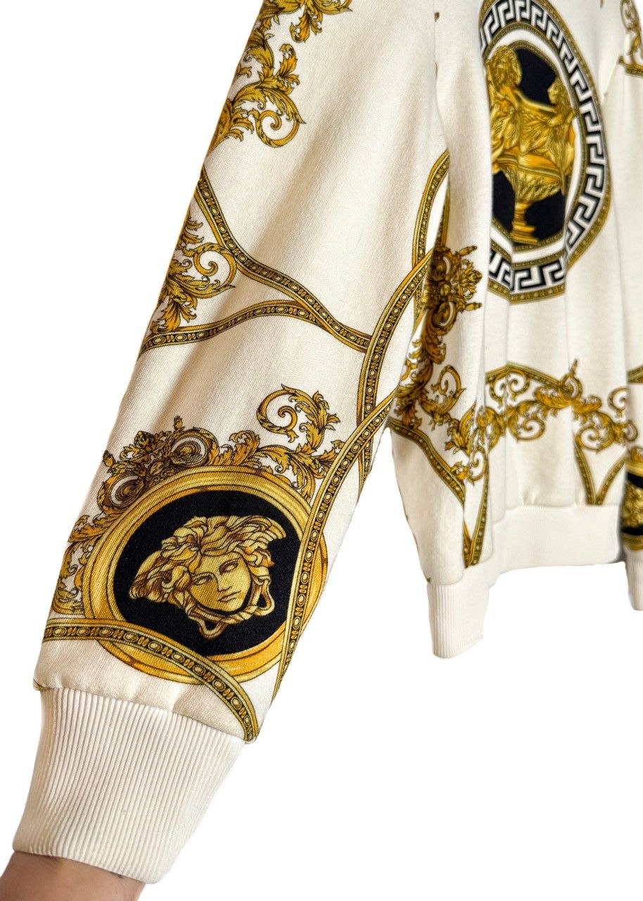 Versace Versace Coupe Des Dieux Ivory Sweatshirt Size M / US 6-8 / IT 42-44 - 3 Thumbnail