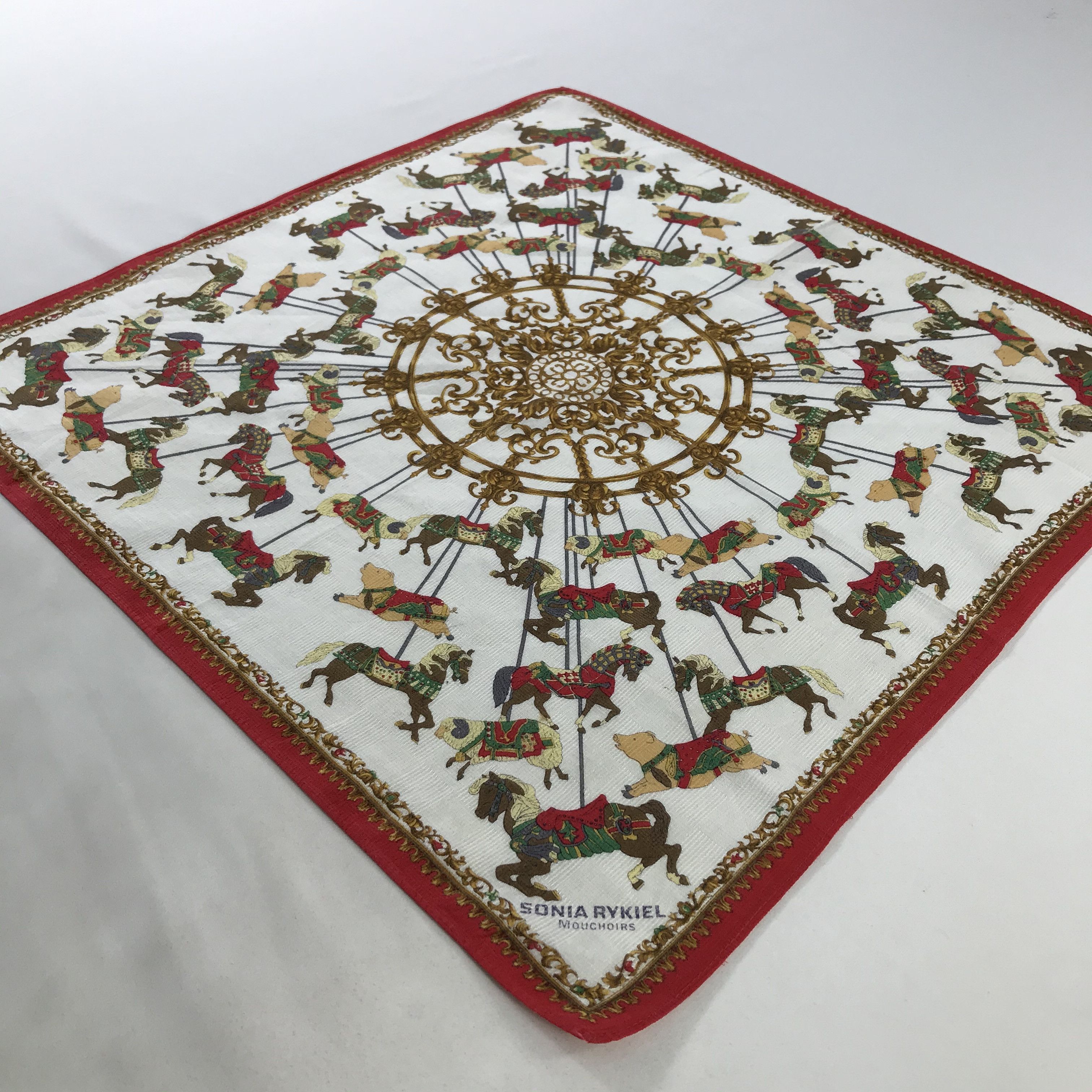 Sonia Rykiel × Vintage Sonia Rykiel Bandana / Handkerchief / Neckerchief - S1083 Size ONE SIZE - 2 Thumbnail