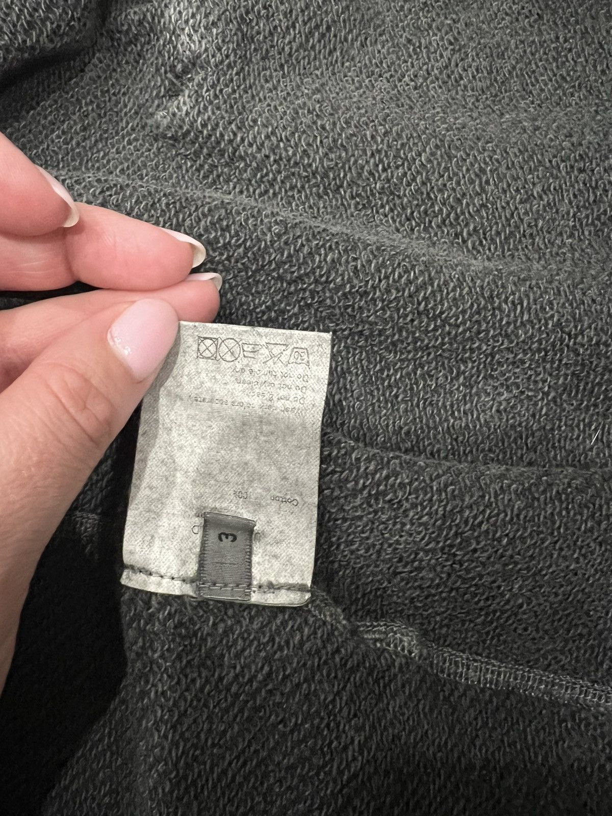 Unused Oil Wash Grey Kimono Tie Bondage Hoodie by Unused Size US M / EU 48-50 / 2 - 14 Thumbnail