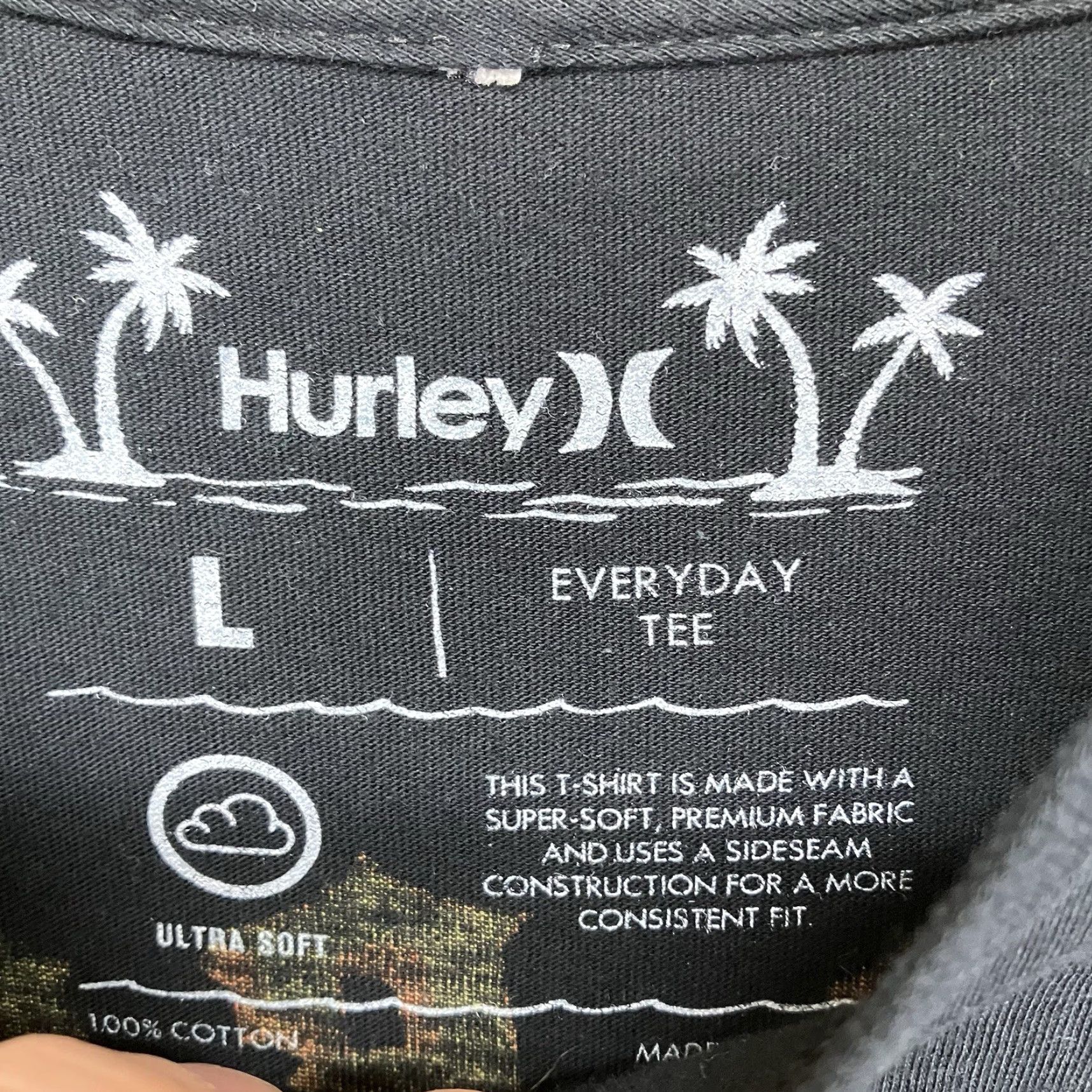 Hurley Hurley T-Shirt Mens Large Black Colorful Cobra Graphic Soft Cotton Skate Surf Retro Size US L / EU 52-54 / 3 - 5 Thumbnail