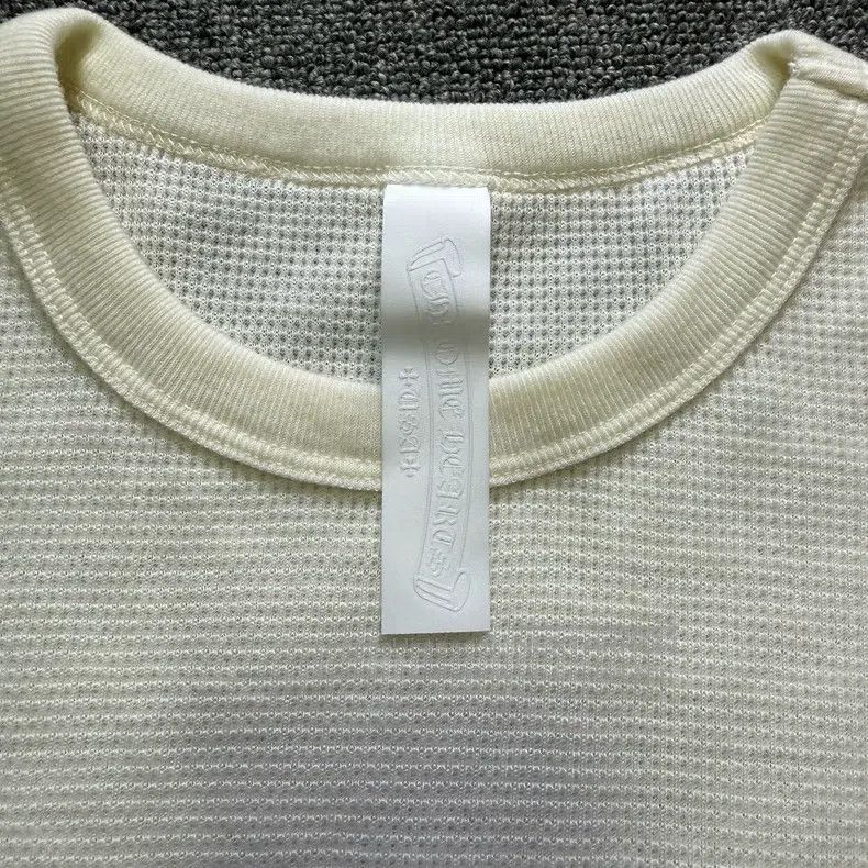 Chrome Hearts CHROME HEARTS Size XL Waffle White Long Sleeve T-shirt Size US XL / EU 56 / 4 - 3 Thumbnail