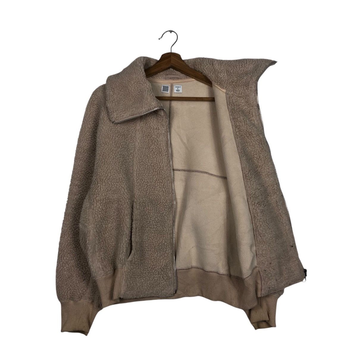 Japanese Brand 📌Vintage High Collar Fleece Bomber Jacket Uniqlo Undercover Size US XL / EU 56 / 4 - 11 Thumbnail