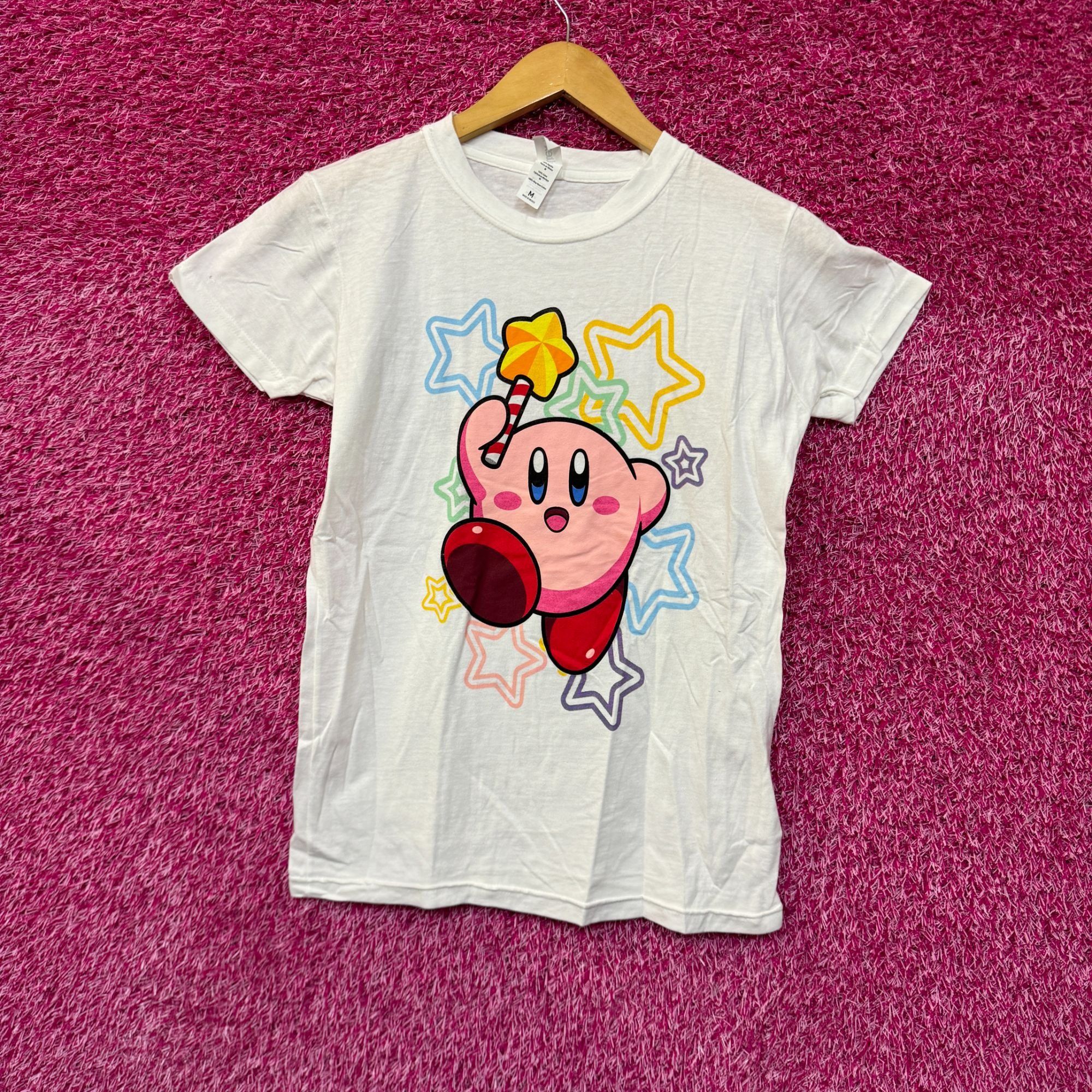 Nintendo Kirby Magic Star Wand Nintendo Womens T-shirt Size Medium Size M / US 6-8 / IT 42-44 - 1 Thumbnail