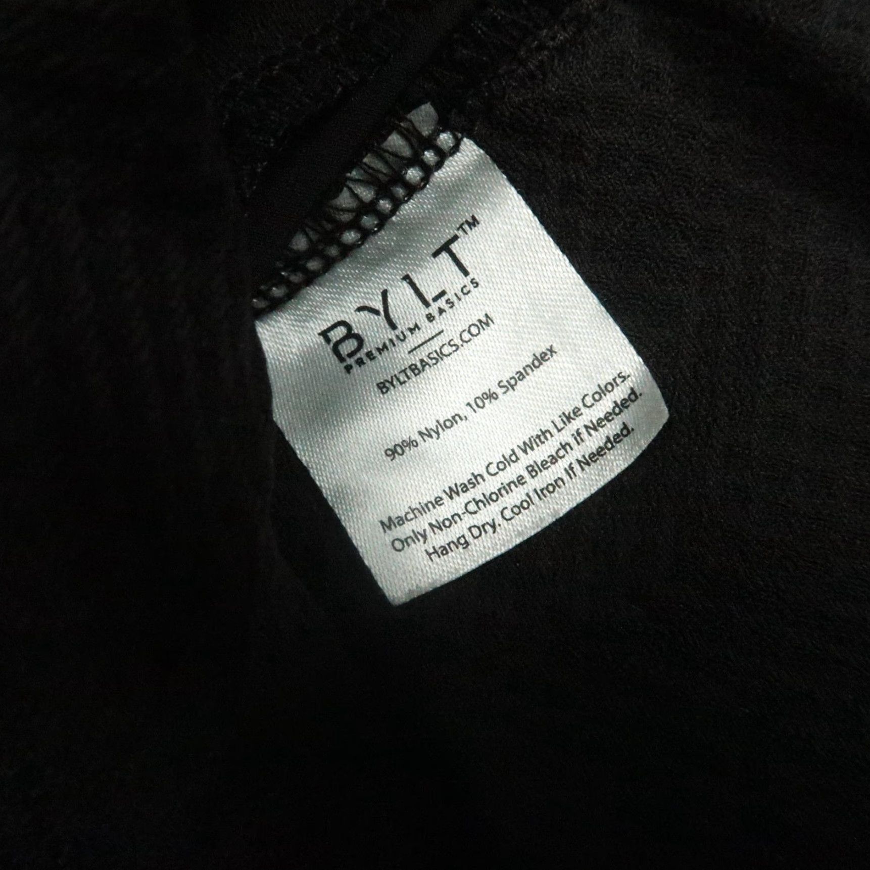 Vintage BYLT Pants Mens 31x29 Black Everyday Chino Zip Pocket Trouser Slim Tapered Front 29in Inseam 31in Waist Slash Pocket Size US 31 - 6 Thumbnail