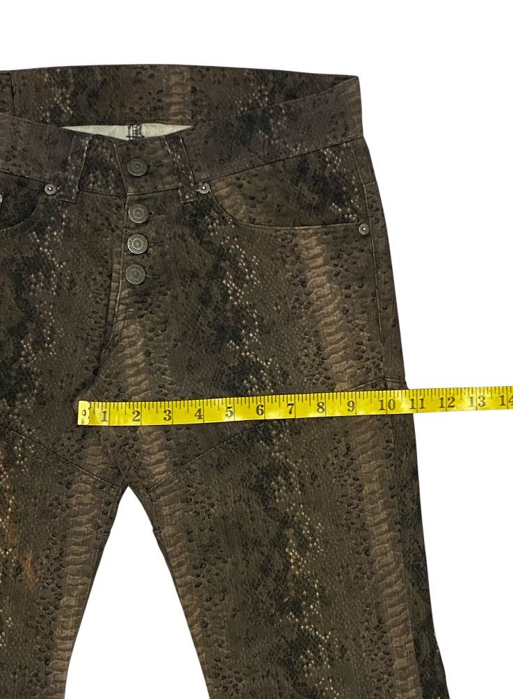 Tornado Mart 💃Tornado Mart 00s “Snakeskin”Woven Laced Flare Cut Pants Size US 30 / EU 46 - 22 Thumbnail