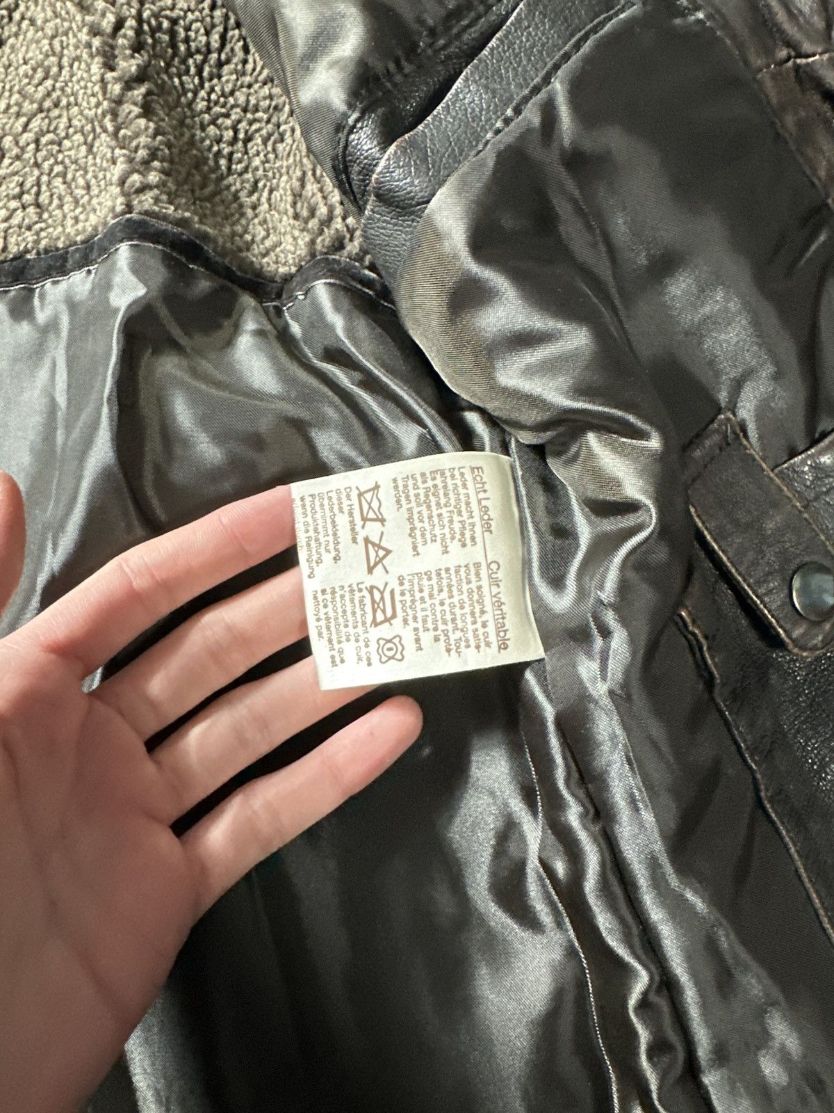 Vintage 🚨Vintage 90s Leather Biker Jacket-West Style Maison Margiela Size US S / EU 44-46 / 1 - 12 Thumbnail