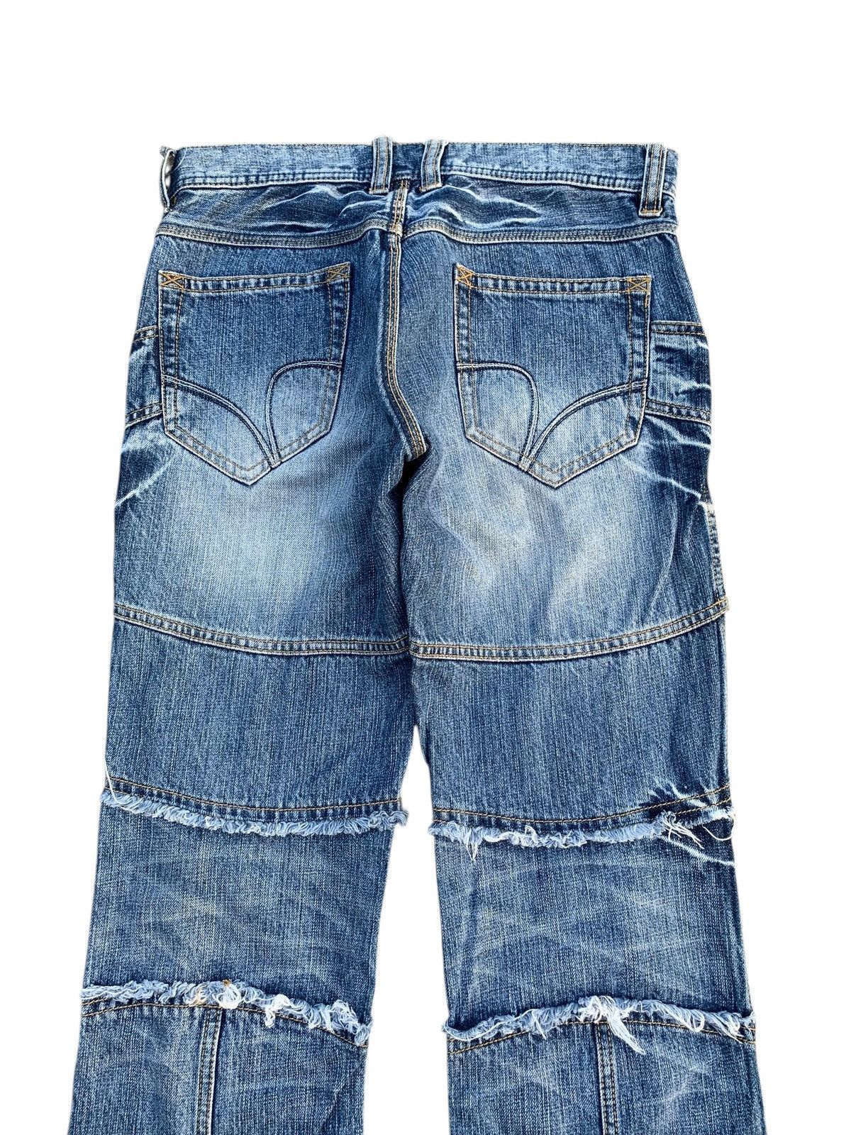 HIDEAWAYS RARE💥NICOLE CLUB HIDEWAYS HAGI JAPANESE DISTRESSED DENIM Size US 31 - 7 Thumbnail
