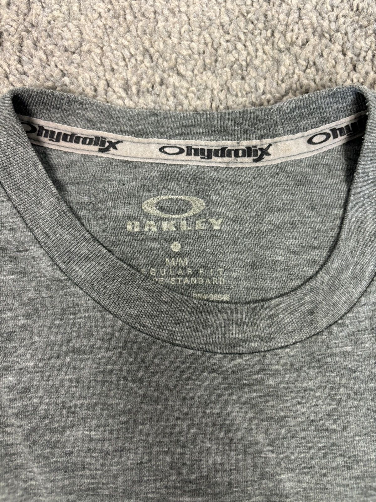 Oakley Y2k big logo oakley gray tshirt Size US M / EU 48-50 / 2 - 3 Thumbnail