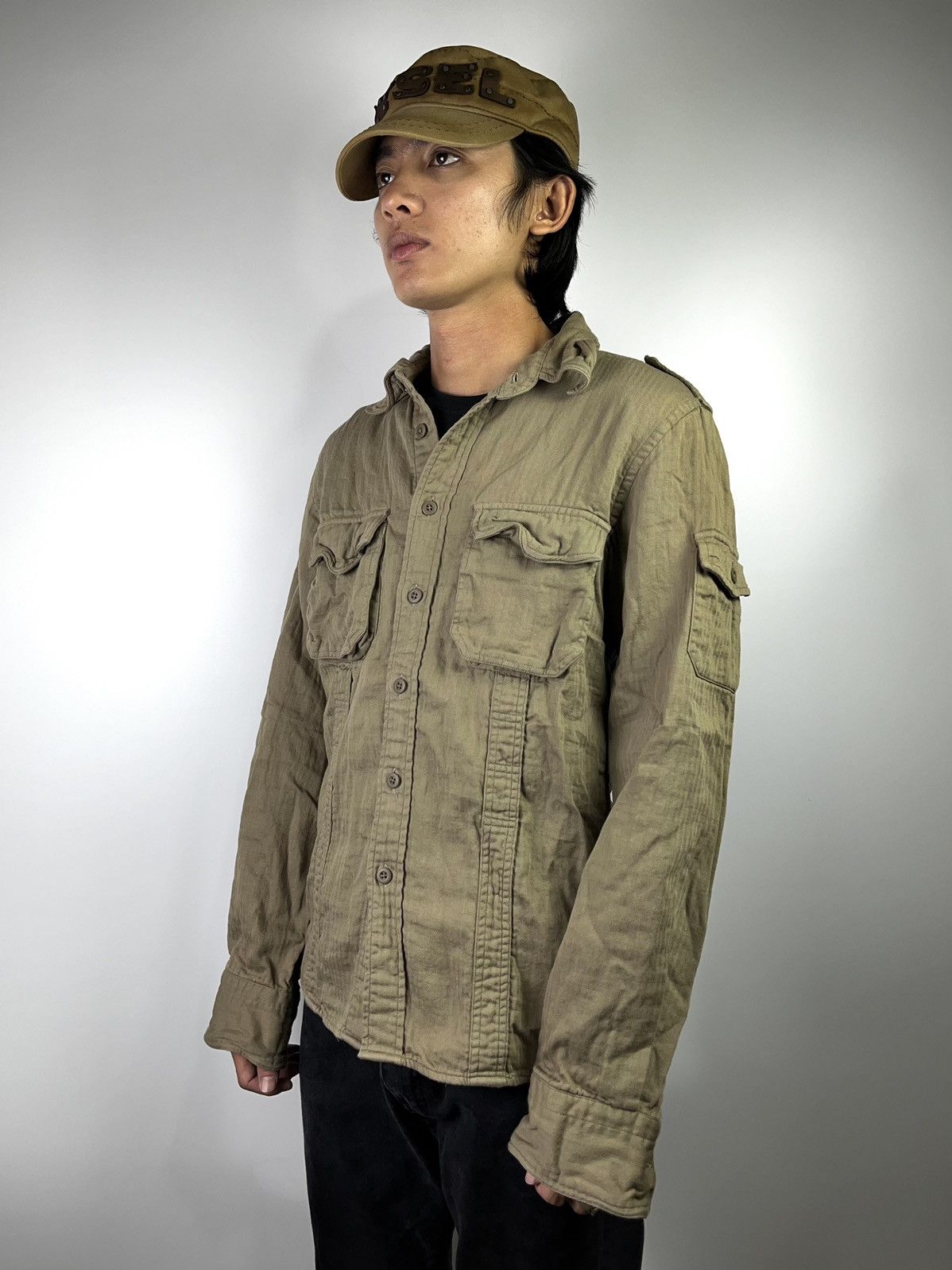 Beams Plus 💥BINDINGOFFER💥 Beams jp double pocket outer shirt Size US M / EU 48-50 / 2 - 2 Thumbnail