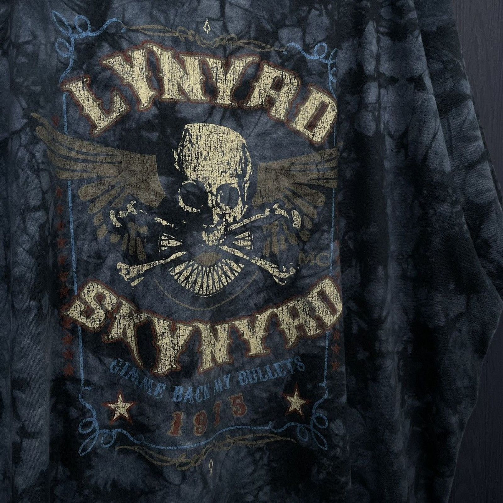 Harley Davidson × Japanese Brand × Vintage 🇺🇸2007 LIQUID BLUE Lynyrd Skynrd Tie-Dye T Size US XXL / EU 58 / 5 - 3 Thumbnail