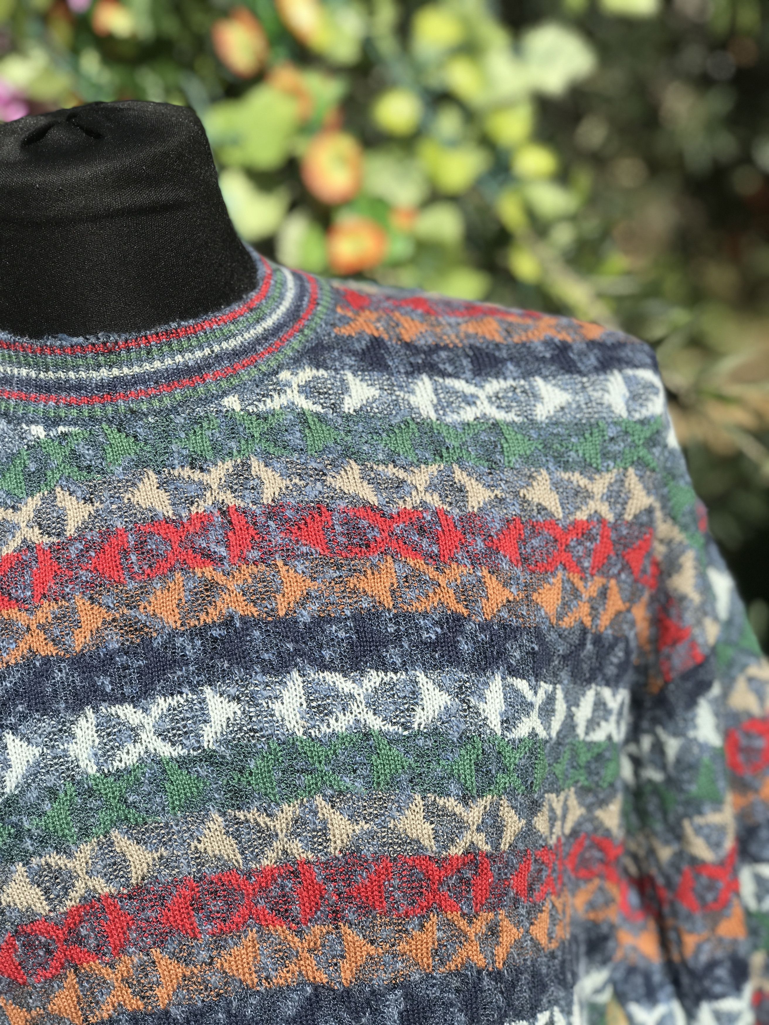 Missoni EXAMPLE By MISSONI Knit Pullover Retro Sweater Size L 52 54 Size US L / EU 52-54 / 3 - 14 Thumbnail