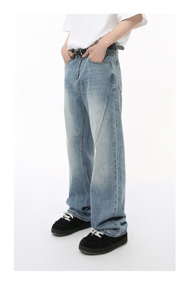 Japanese Brand × Jean Vintage distressed washed loose versatile casual jeans Size US 32 / EU 48 - 3 Thumbnail