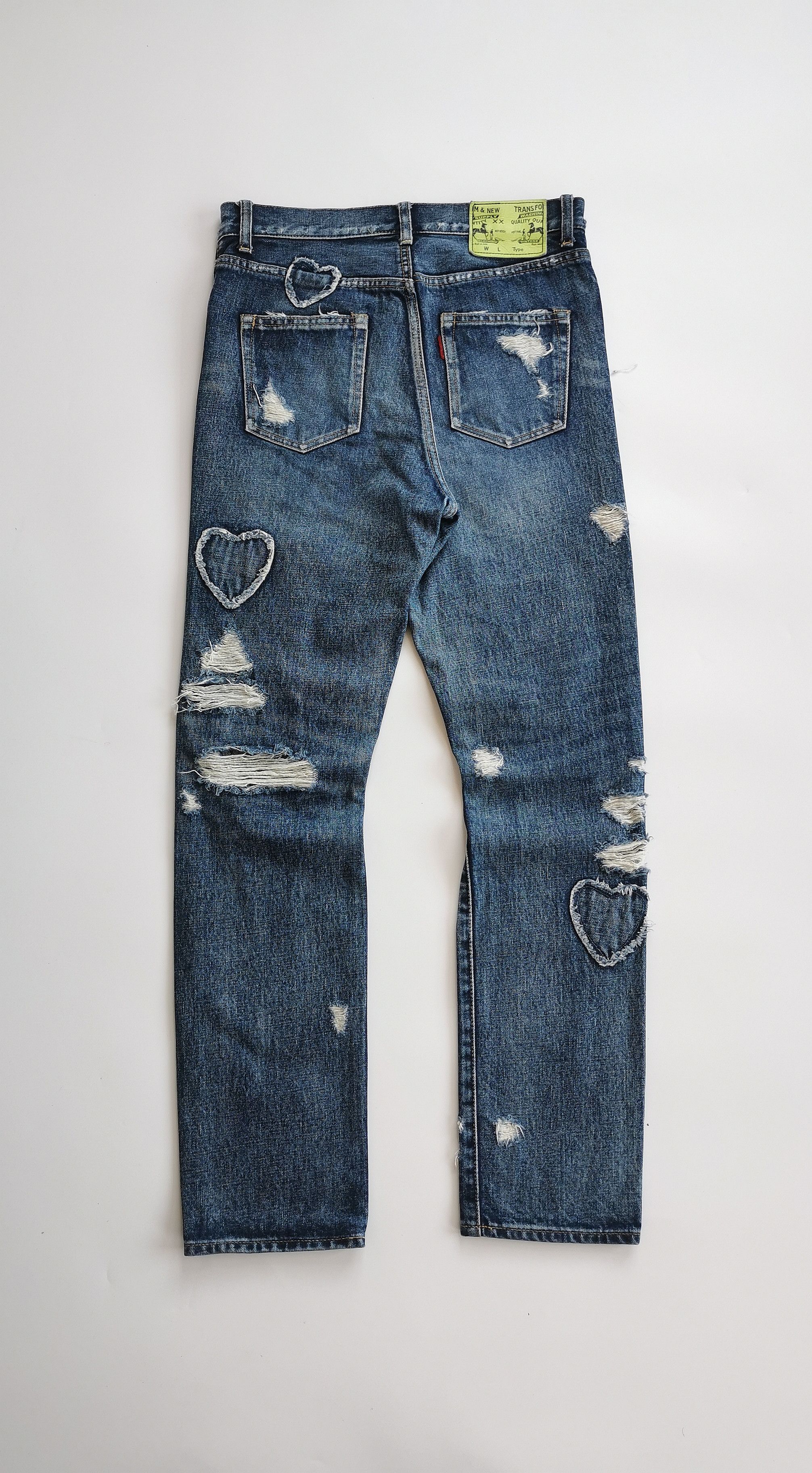 Kapital RNA INC. Slang distressed patchwork denim jeans Size US 29 - 9 Thumbnail