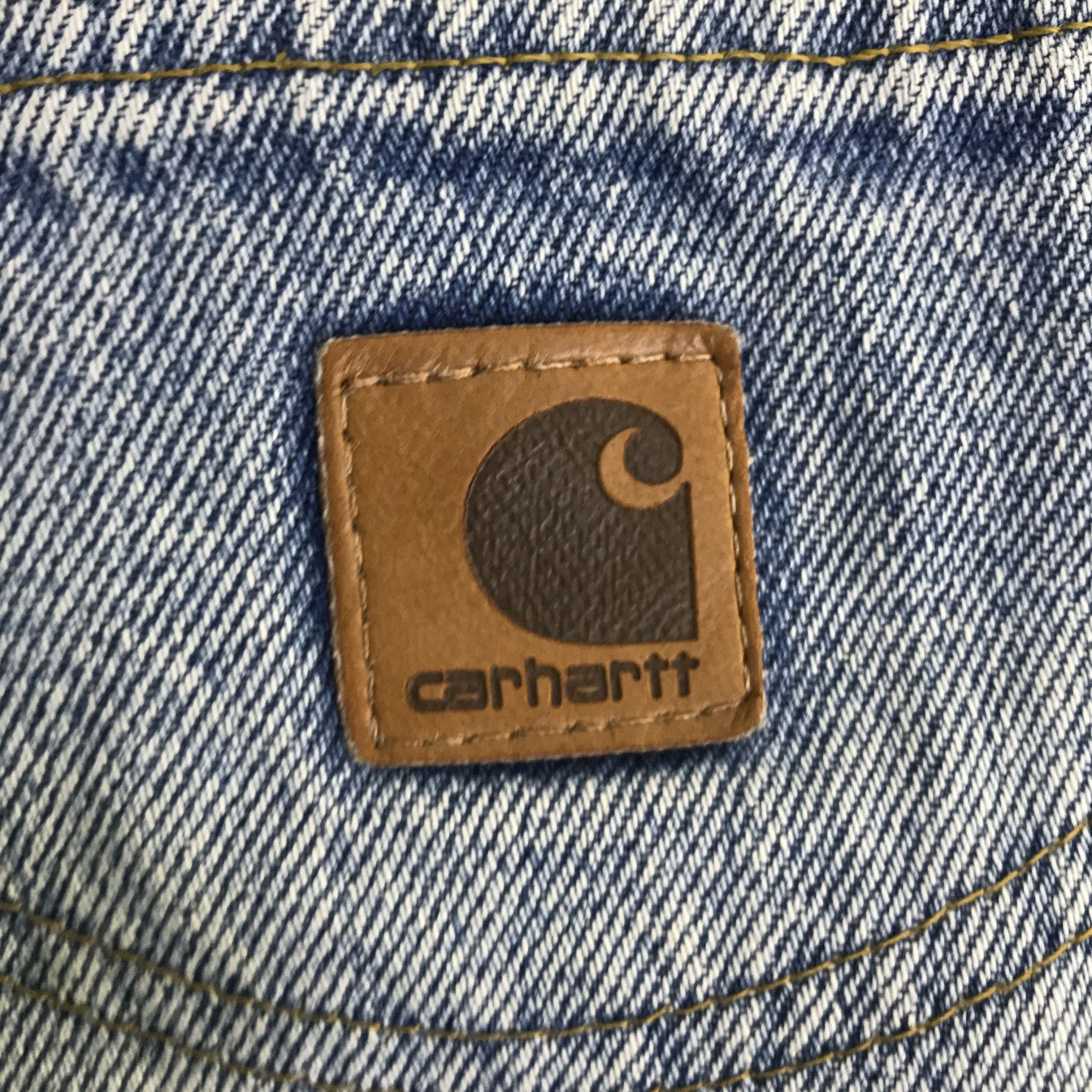 Carhartt CARHARTT DISTRESSED FADED DENIM PANTS K118B7 Size US 29 - 12 Thumbnail