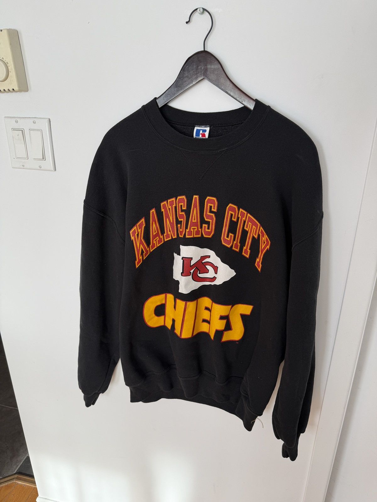 Russell Athletic Vintage Kansas City Chiefs Crewneck Sweater Size US XL / EU 56 / 4 - 1 Thumbnail