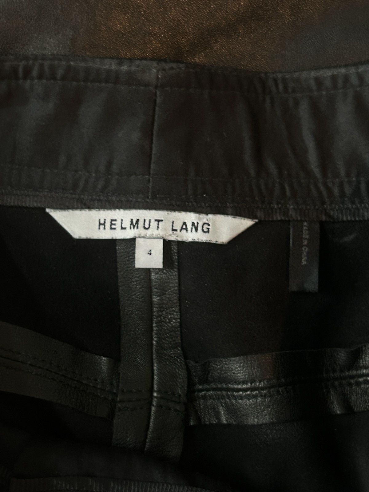 Helmut Lang FW24 Lamb Leather Trousers Size US 30 / EU 46 - 7 Thumbnail