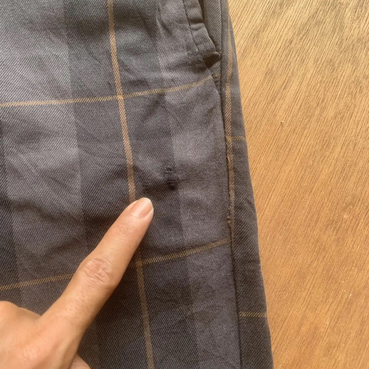 Buckle Black × Japanese Brand × Seditionaries VINTAGE LEE 32x32 TROUSERS CHECK PLAID CINCH BACK PANTS Size US 32 / EU 48 - 11 Thumbnail