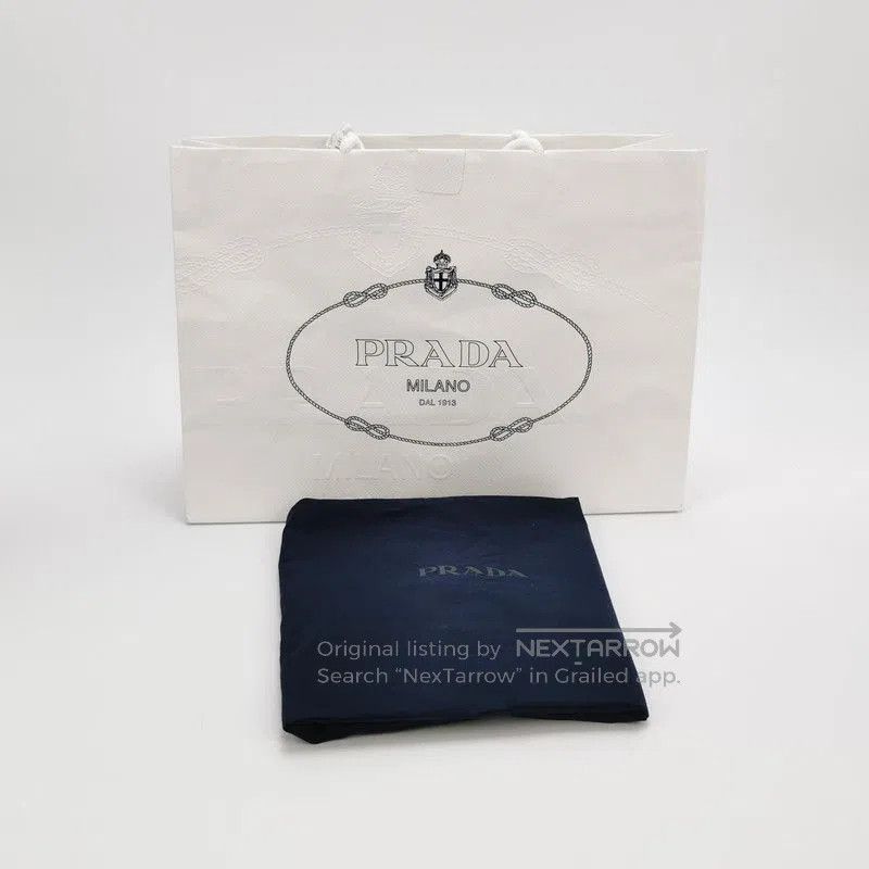 Prada Prada Cotton Triangle Logo Denim Baseball Cap. Size ONE SIZE - 6 Thumbnail