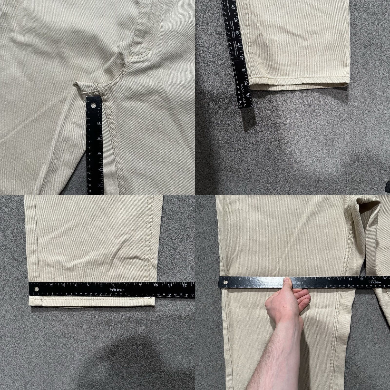 JCPenney VINTAGE Big Mac PANTS Men 38x36 Khaki Straight Leg Workwear 90s Jeans Chino 80s USA Boys Mens Womens Size US 38 / EU 54 - 9 Thumbnail