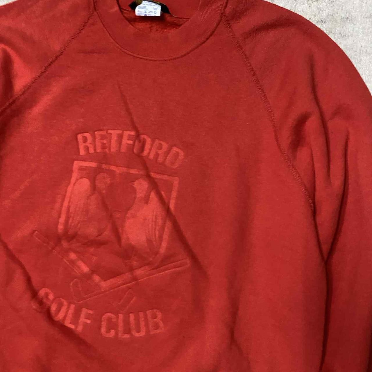 Other 80s red vintage golf club sweatshirt golf Size US L / EU 52-54 / 3 - 2 Thumbnail