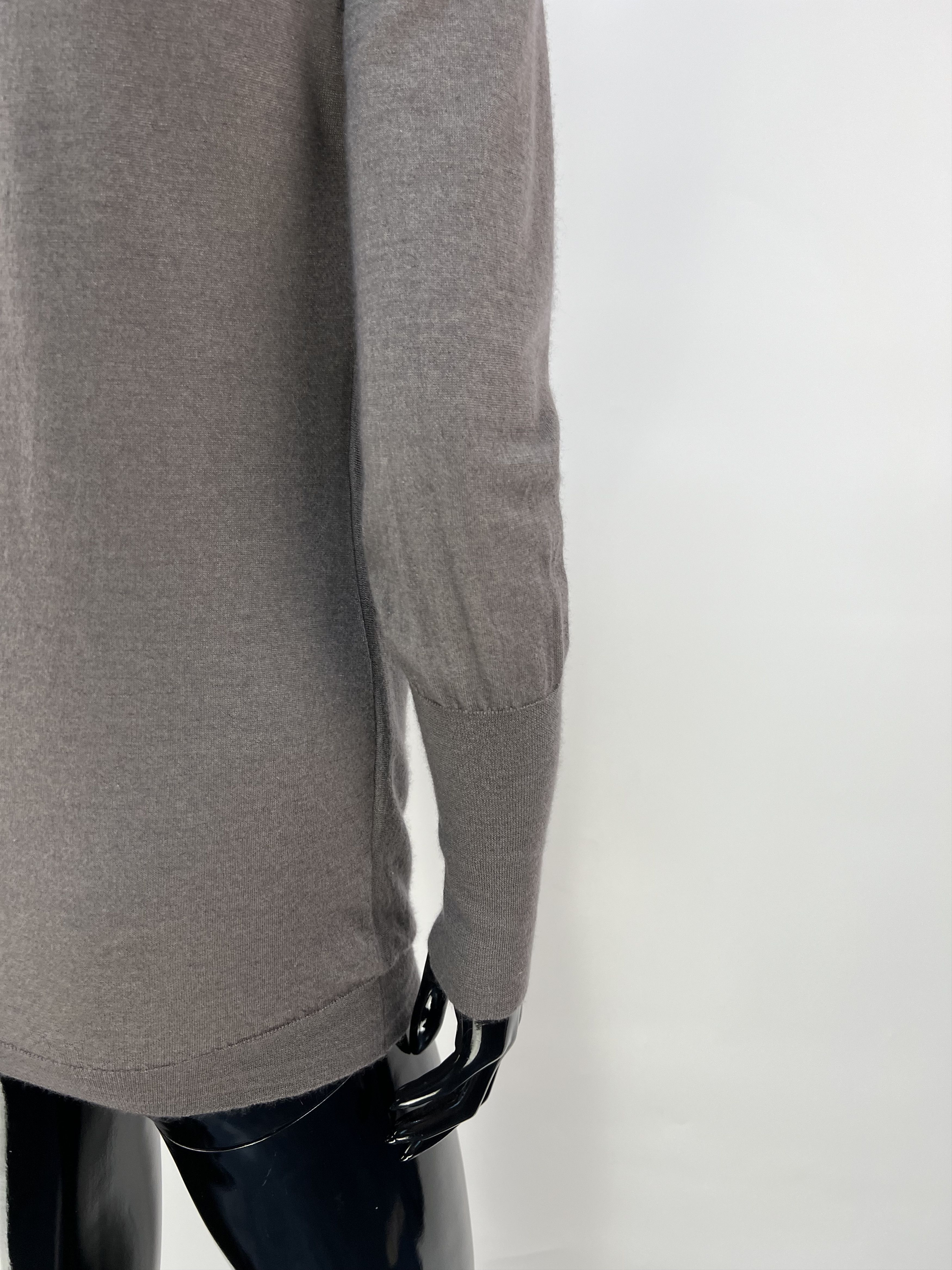 Brunello Cucinelli Brunello Cucinelli Gray Cashmere Silk Sweater Pullover Size M / US 6-8 / IT 42-44 - 9 Thumbnail
