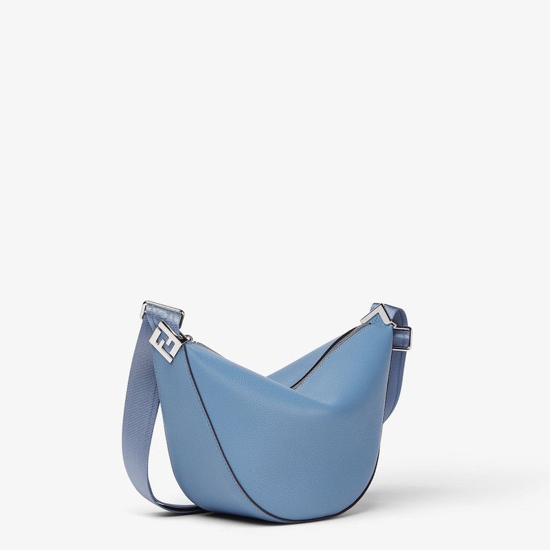 Fendi o1s1wg110526 Fendi Roma Leather Fendi Melon Small in Blue Size ONE SIZE - 2 Thumbnail