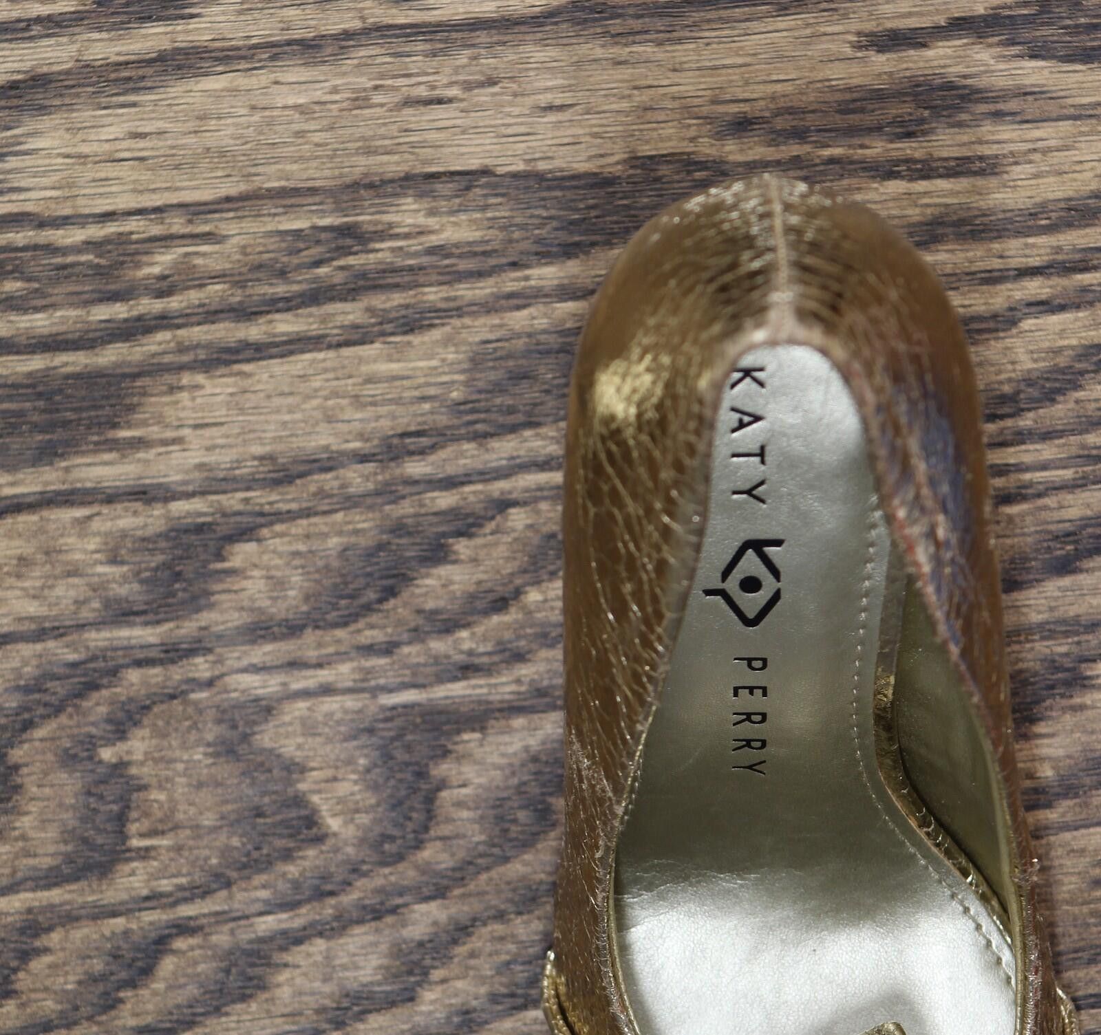 Other Nwt Katy Perry Pointed Toe Pumps Kp2947 Gold Yellow 5.5m Size US 5.5 / IT 35.5 - 7 Thumbnail