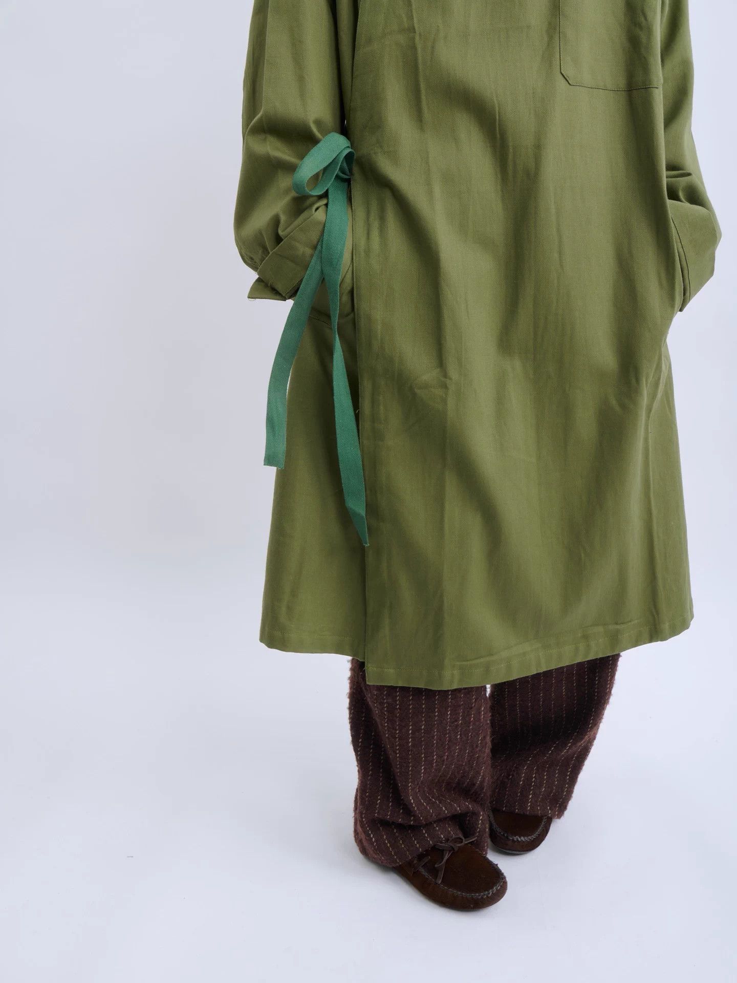 Other British Army 60s Nurse Gown Waist Tie Vintage Military Size M / US 6-8 / IT 42-44 - 7 Thumbnail