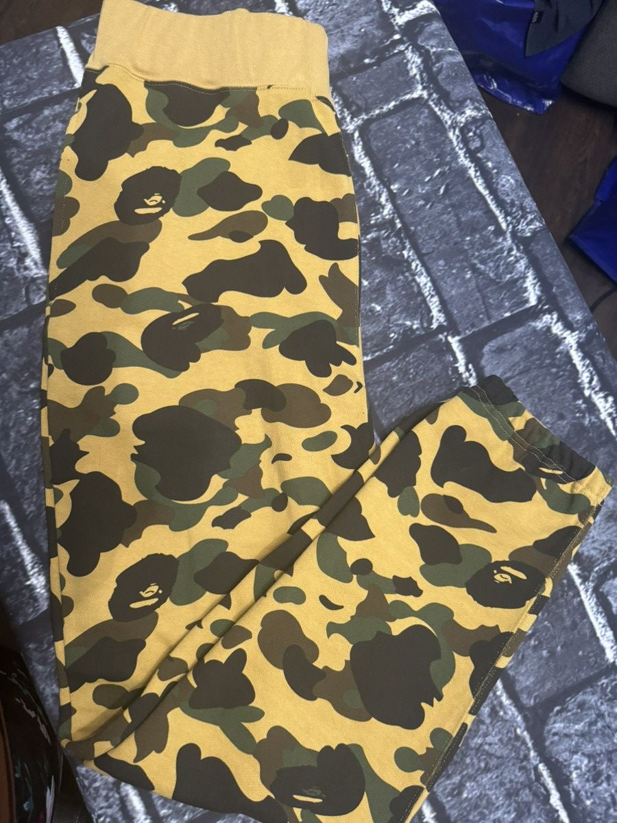 Bape 1st Camo Ape Head Patched Sweat Pants Size US 42 / EU 58 - 3 Thumbnail