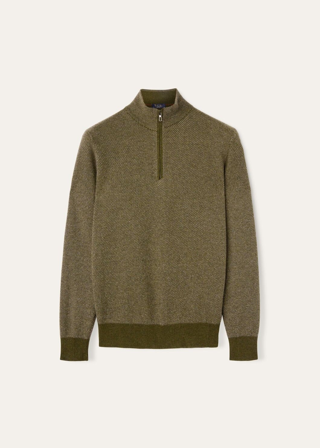 o1w1db10725 FAG4525 Roadster Mezzocollo Sweater in Green