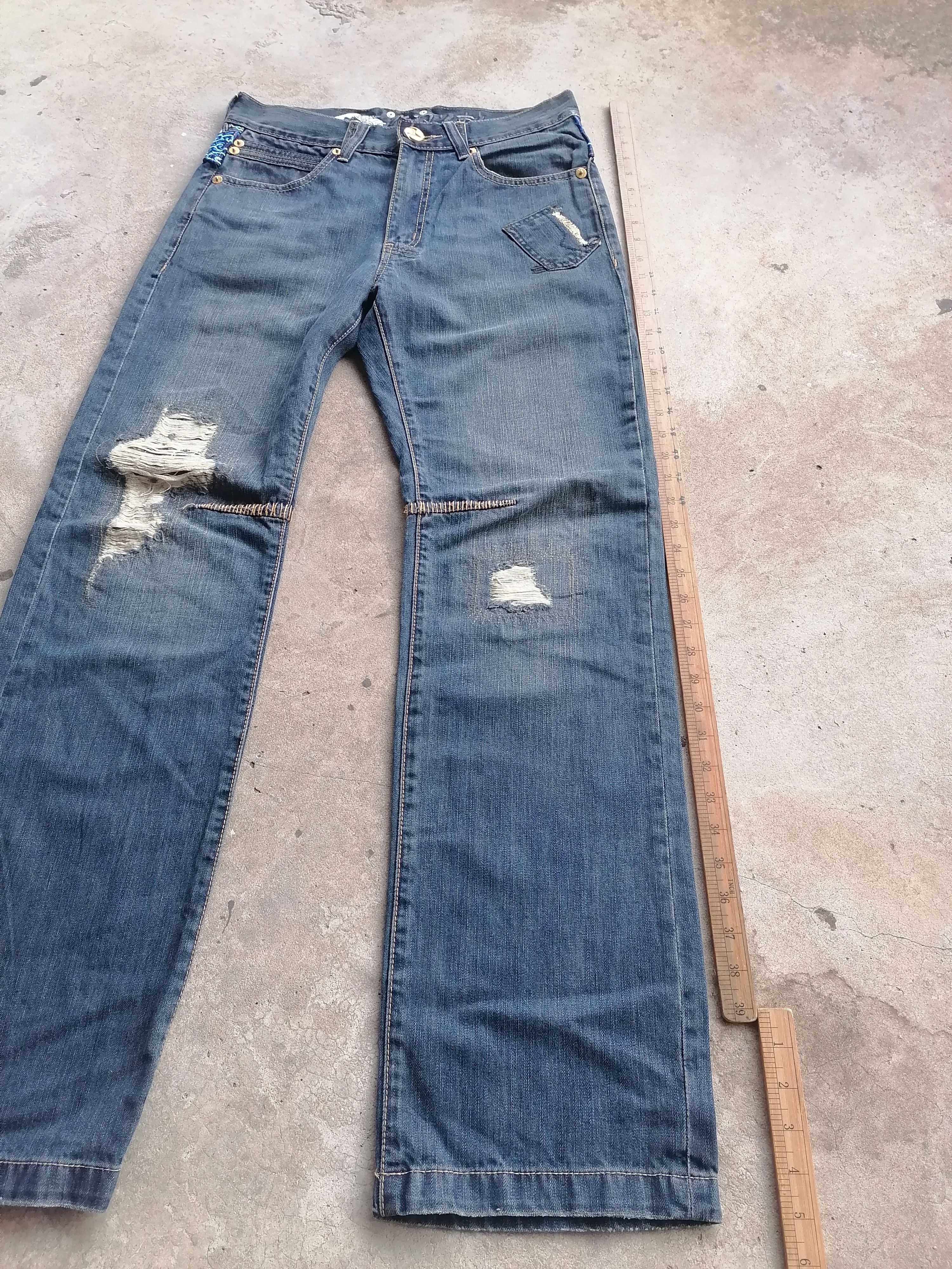 Japanese Brand Big Train Nice Design Jeans Japan Size US 31 - 6 Thumbnail