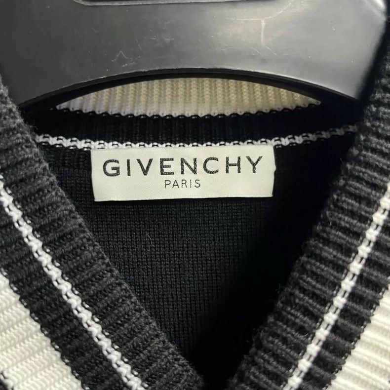 Givenchy Givenchy Latest style black striped baseball jacket with e Size US L / EU 52-54 / 3 - 3 Thumbnail