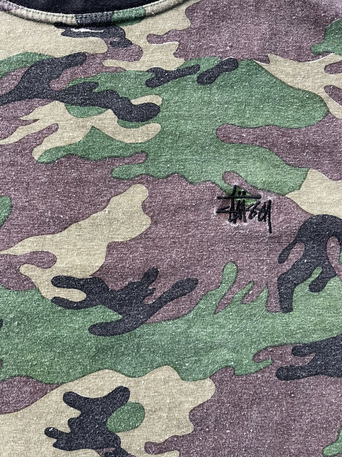 Stussy VINTAGE STUSSY WOODLAND CAMOUFLAGE TEE VERY RARE Size US L / EU 52-54 / 3 - 2 Thumbnail