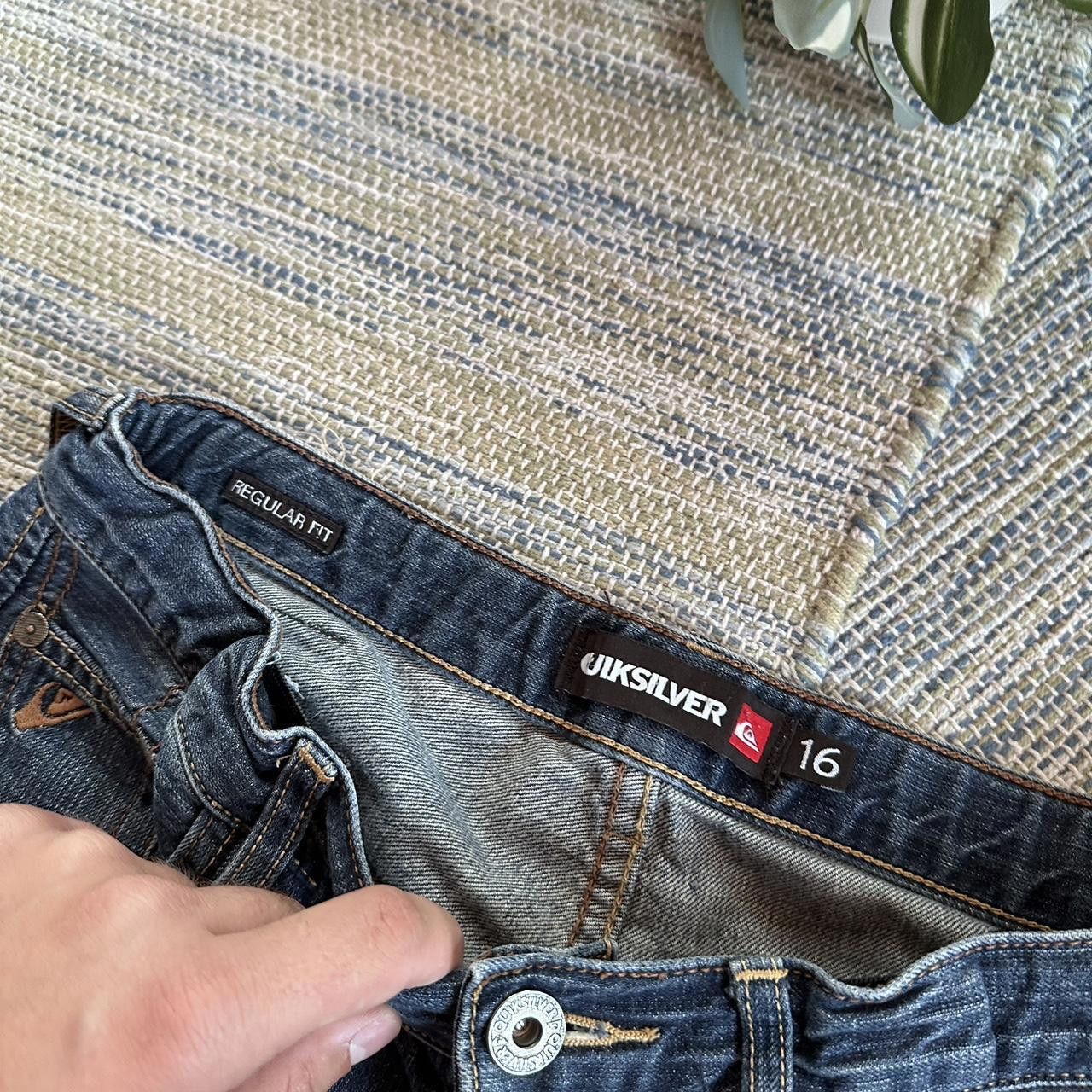 Quiksilver Vintage Y2K Quiksilver Surfwear Denim Pants Trousers Size 38" / US 16 / IT 52 - 6 Thumbnail