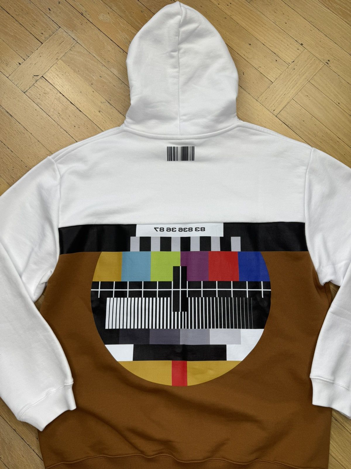 VTMNTS VTMNTS “No Signal” Barcode Hoodie SS23 Size US XL / EU 56 / 4 - 4 Thumbnail