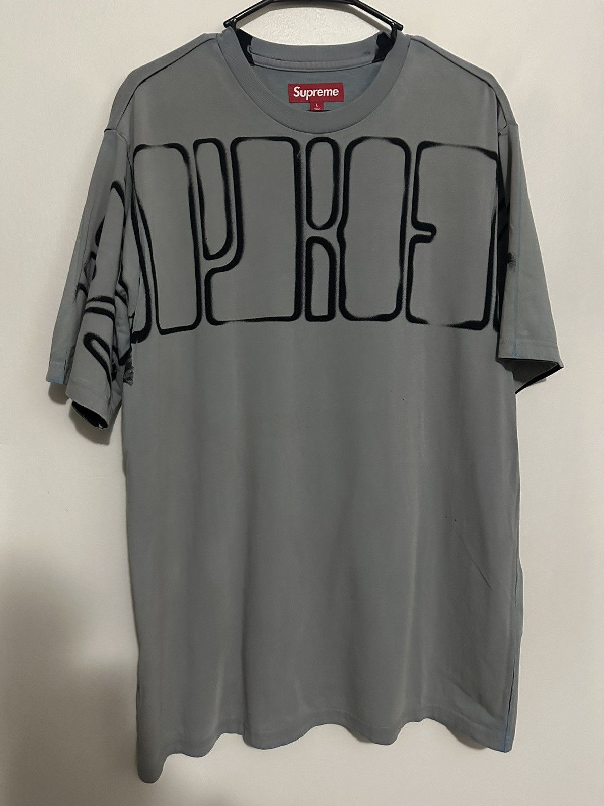 Supreme Supreme Overprint Knockout S/S Top Tee Size US L / EU 52-54 / 3 - 1 Thumbnail