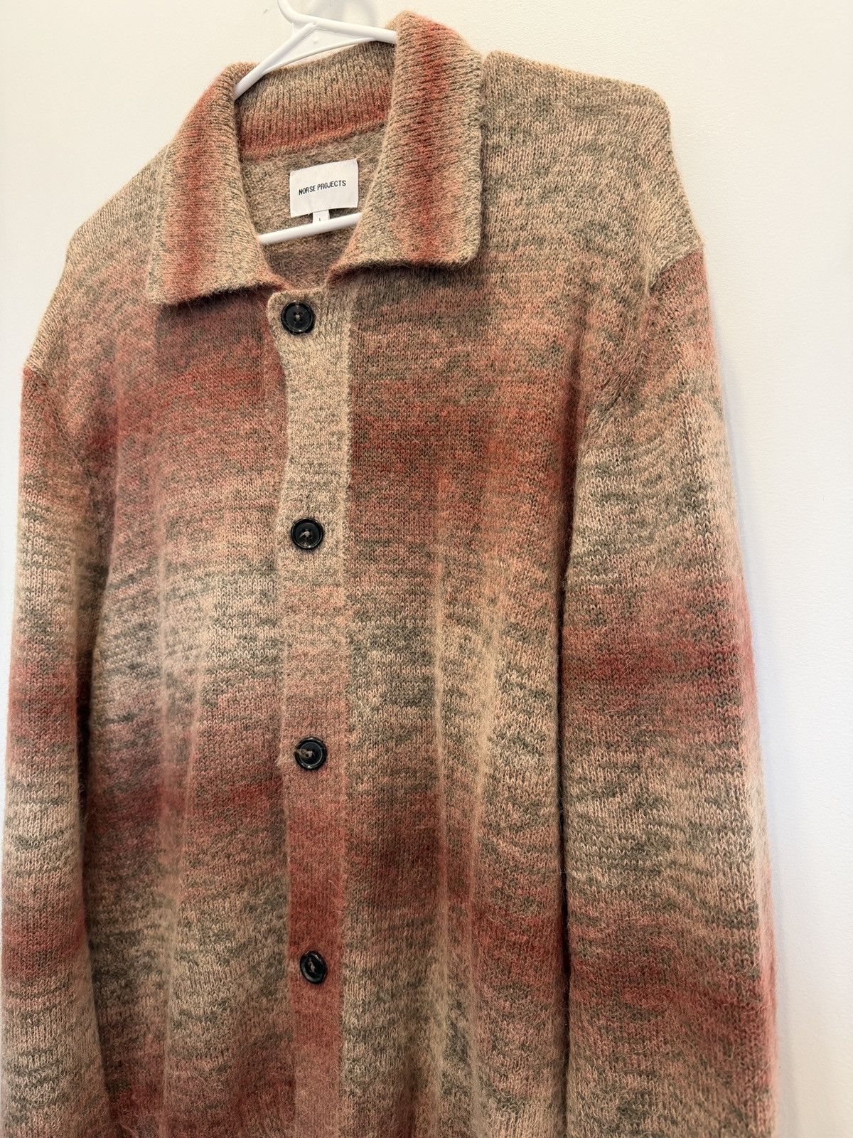 Norse Projects Norse Projects Erik Space Dye Alpaca Mohair Cotton Jacket Size US L / EU 52-54 / 3 - 3 Thumbnail