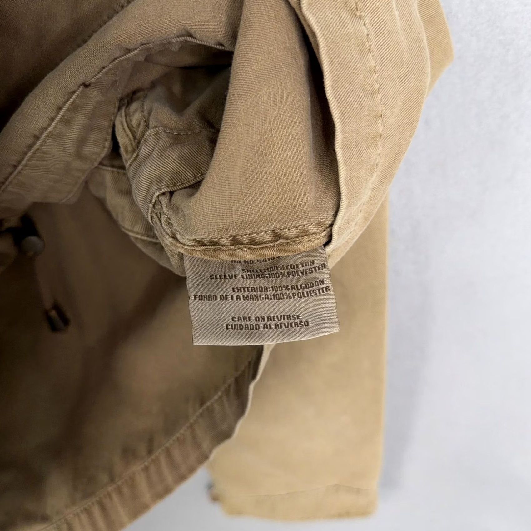 Levi's Levi's Jacket Mens Large Beige Military Field Utility Workwear Western Casual Size US L / EU 52-54 / 3 - 7 Thumbnail