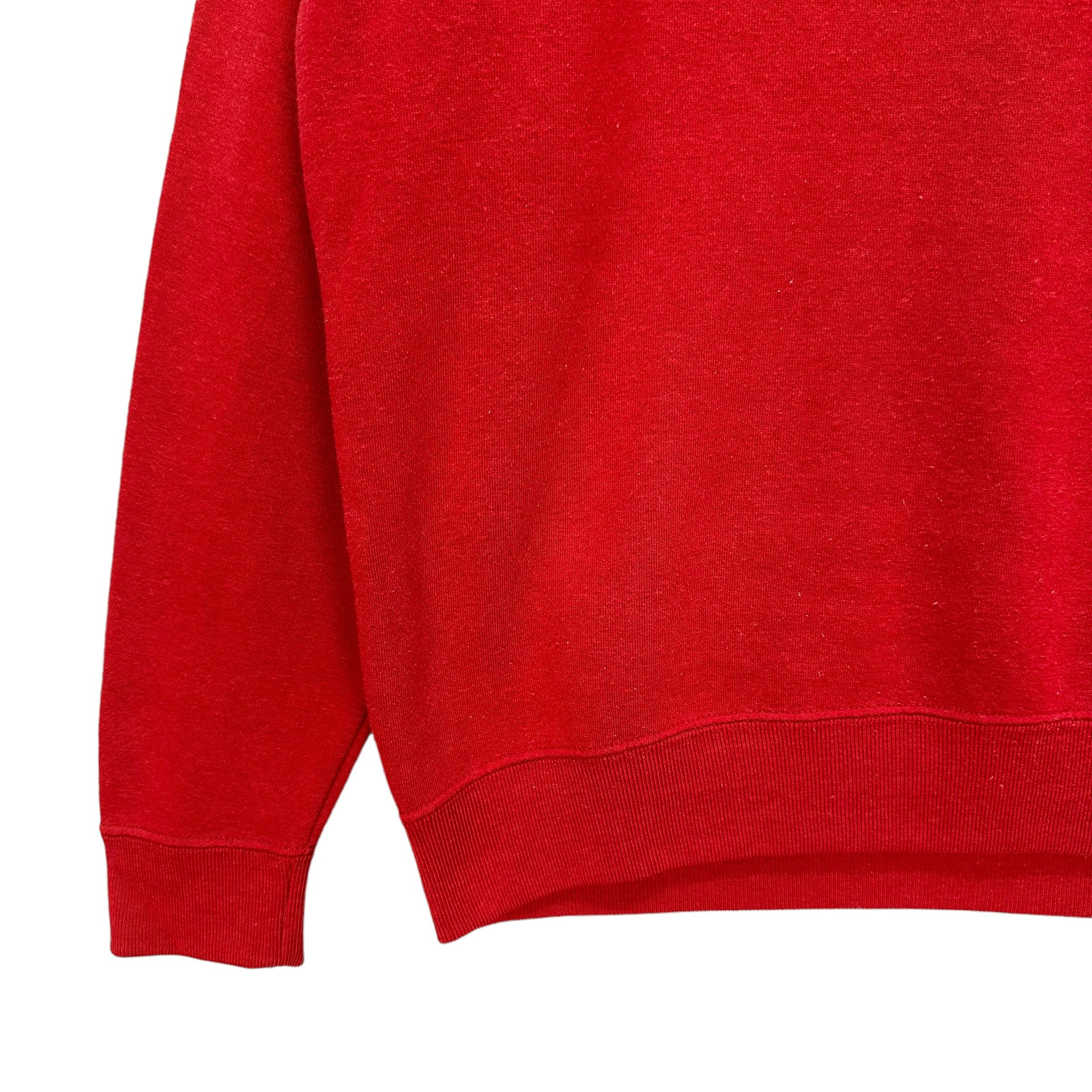 Japanese Brand BULLET NOISE TERRIBLE DARKNESS RED SWEATSHIRTS #8803-028 Size US L / EU 52-54 / 3 - 6 Thumbnail