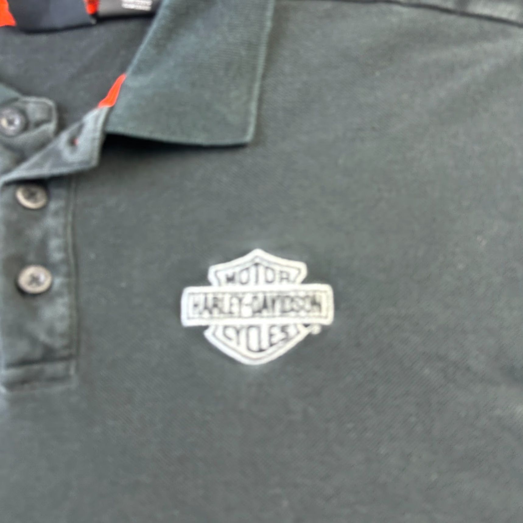 Harley Davidson Harley-Davidson Shirt Mens 2XL Black Polo Short Sleeve Helmet Logo Vintage No Size US XXL / EU 58 / 5 - 4 Thumbnail