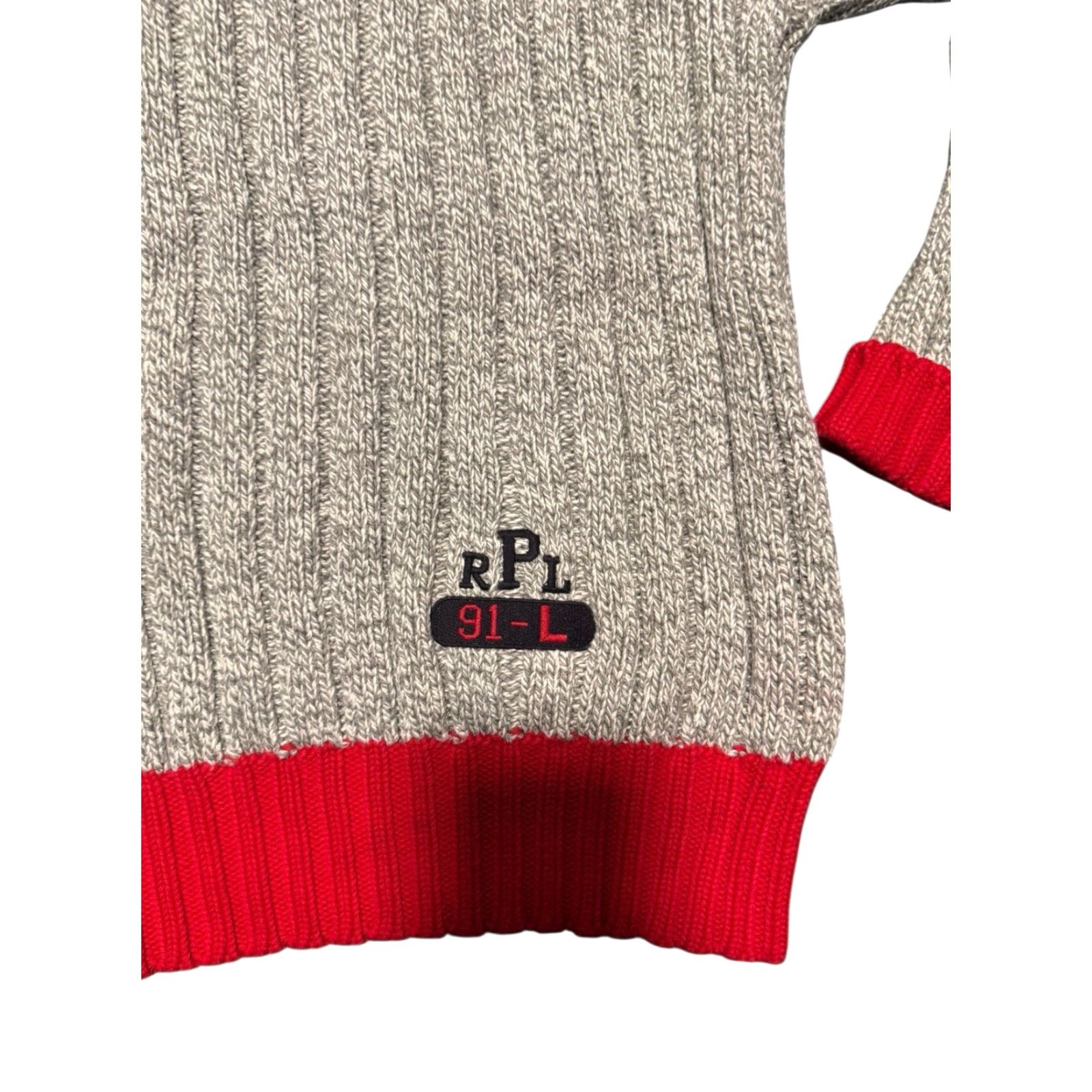 Polo Ralph Lauren VINTAGE Polo Ralph Lauren Sweater Mens Large Ribbed PRL Polo Sporting Goods 90s Polo Size US L / EU 52-54 / 3 - 4 Thumbnail