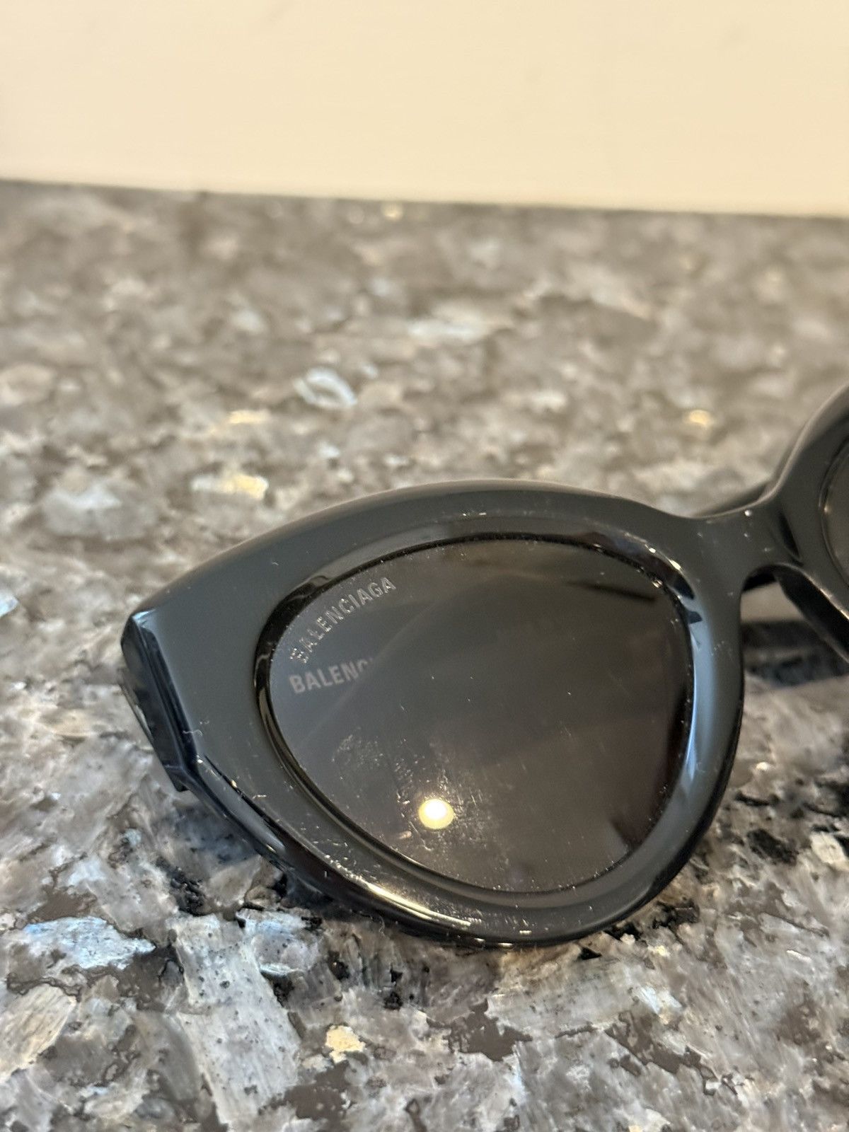 Balenciaga Balenciaga Round Cat Sunglasses Size ONE SIZE - 2 Thumbnail