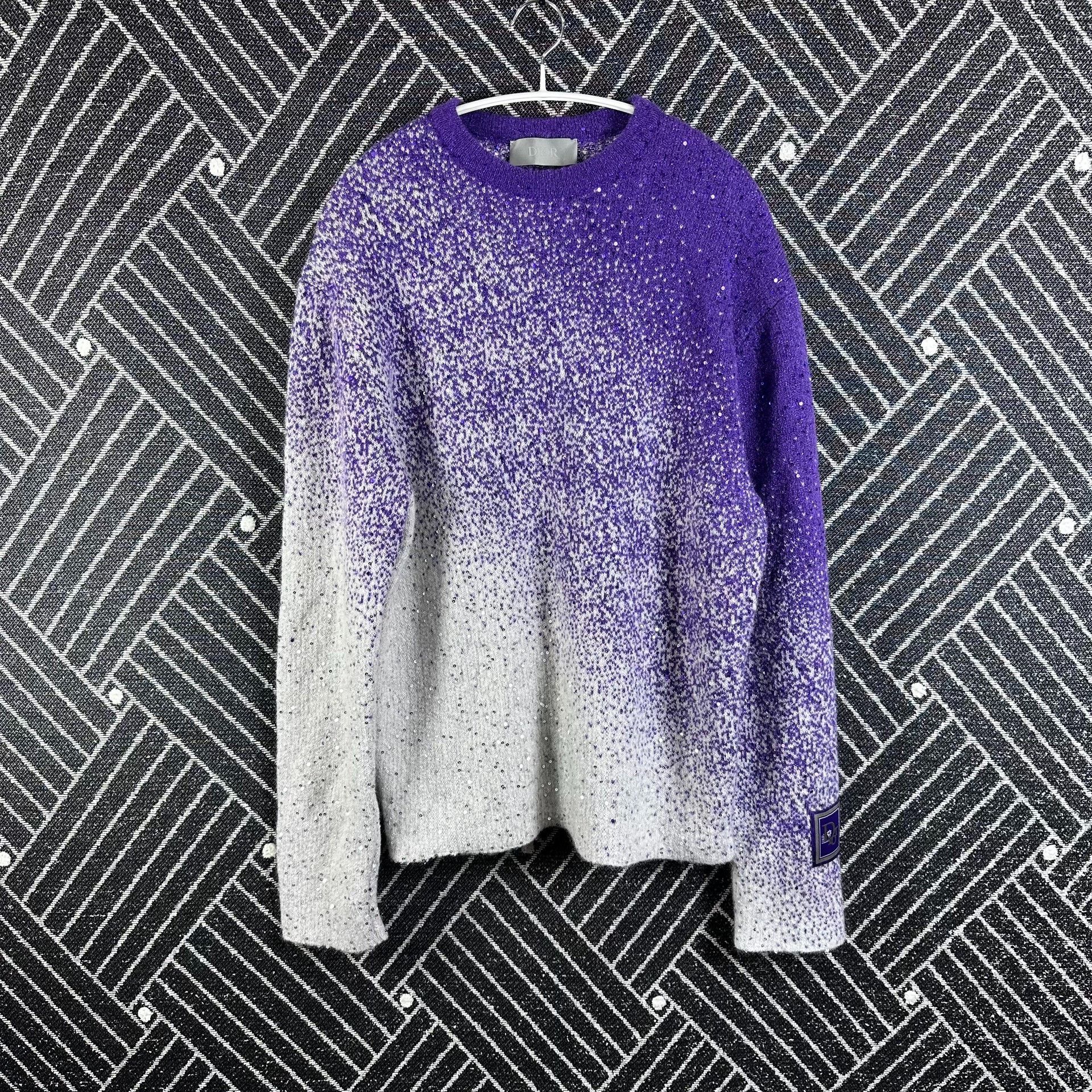 Dior Dior Gradient Sequin Sweater Size XS / US 0-2 / IT 36-38 - 1 Thumbnail
