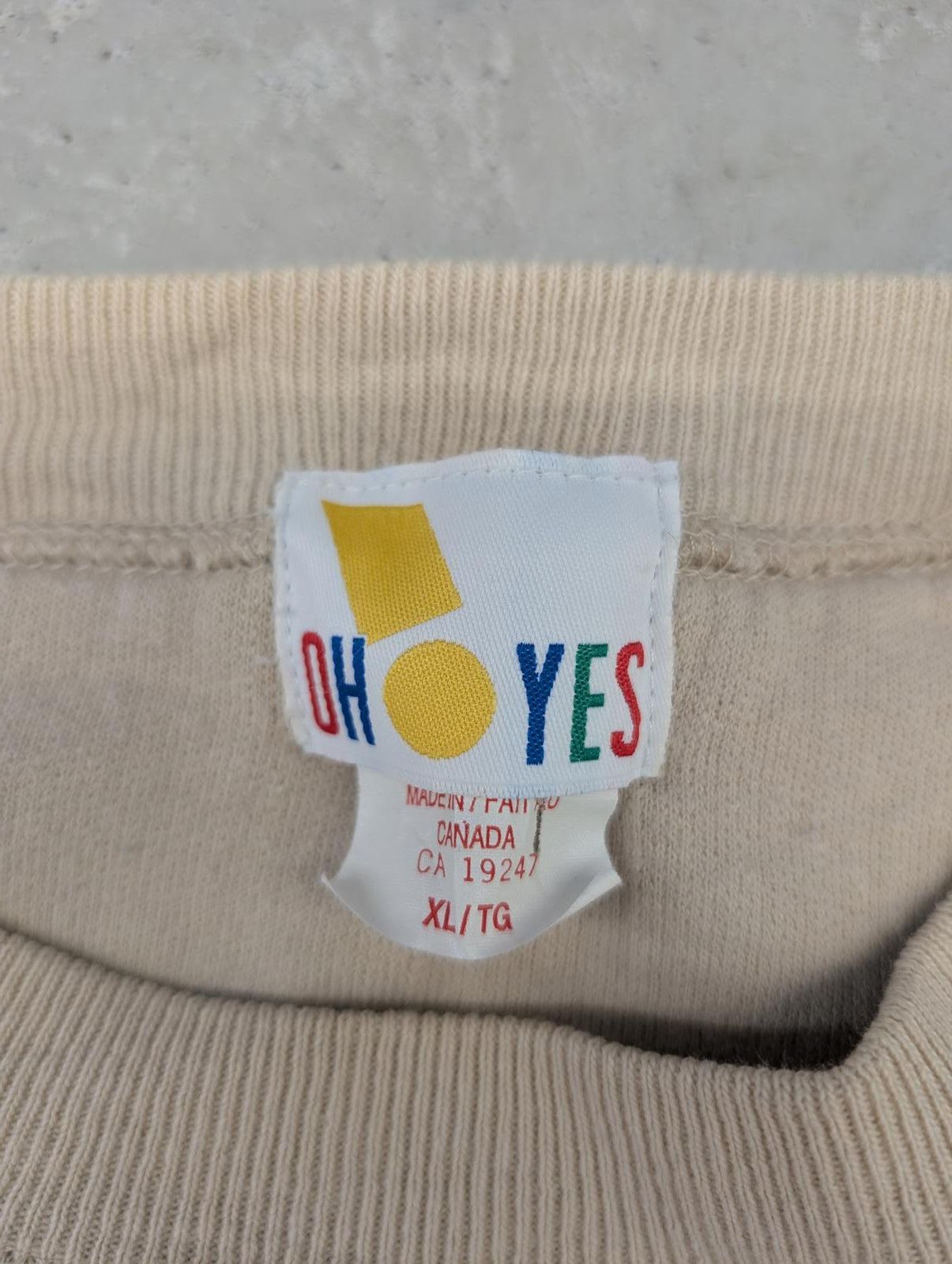 Vintage Vintage 90s Canada Blooms Beige Crew Neck Sweater Size US XL / EU 56 / 4 - 3 Thumbnail