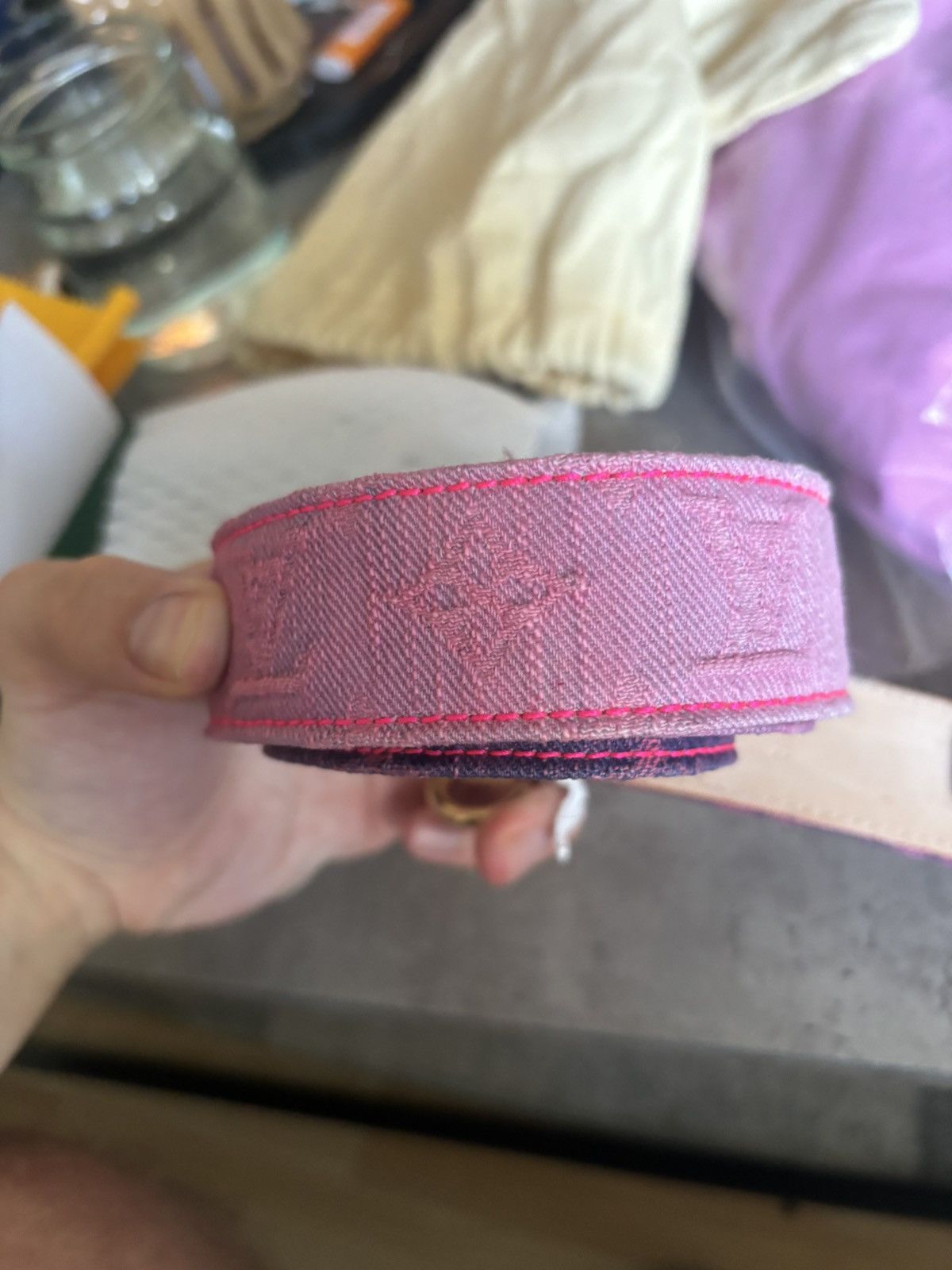 Louis Vuitton Lv monogram belt from 2010 Size ONE SIZE - 8 Thumbnail