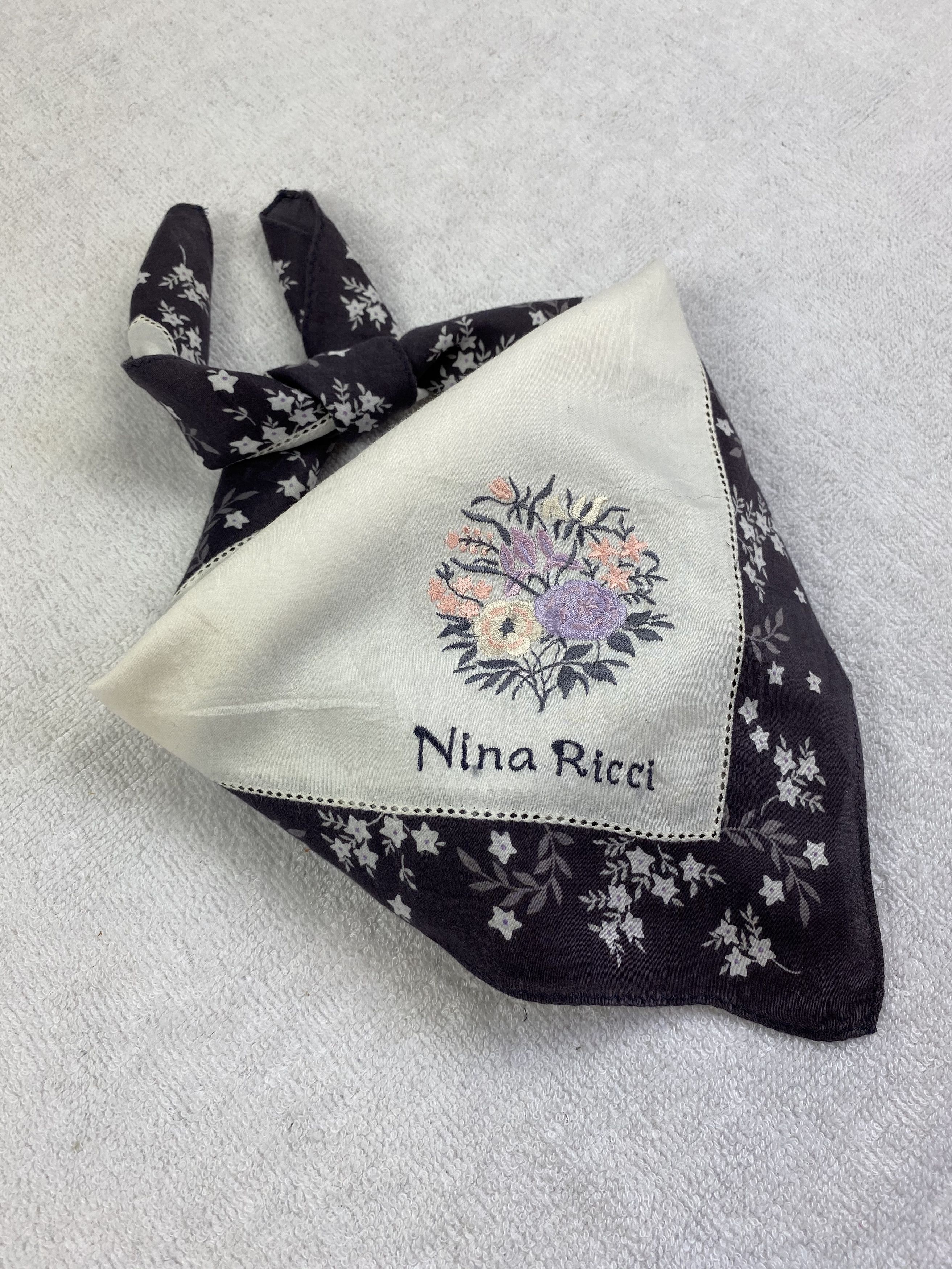 Nina Ricci × Vintage Nina Ricci Handkerchief / Bandana / Neckerchief Size ONE SIZE - 2 Thumbnail