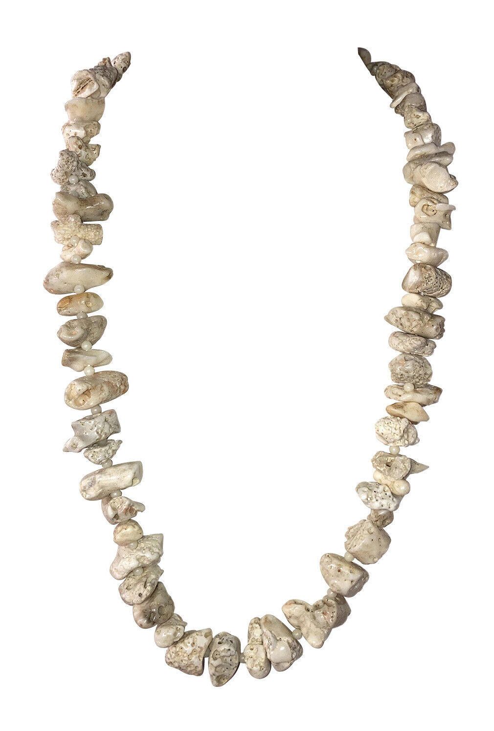 Designer Vintage Japanese White Coral Branch Bead Necklace Size ONE SIZE - 1 Thumbnail