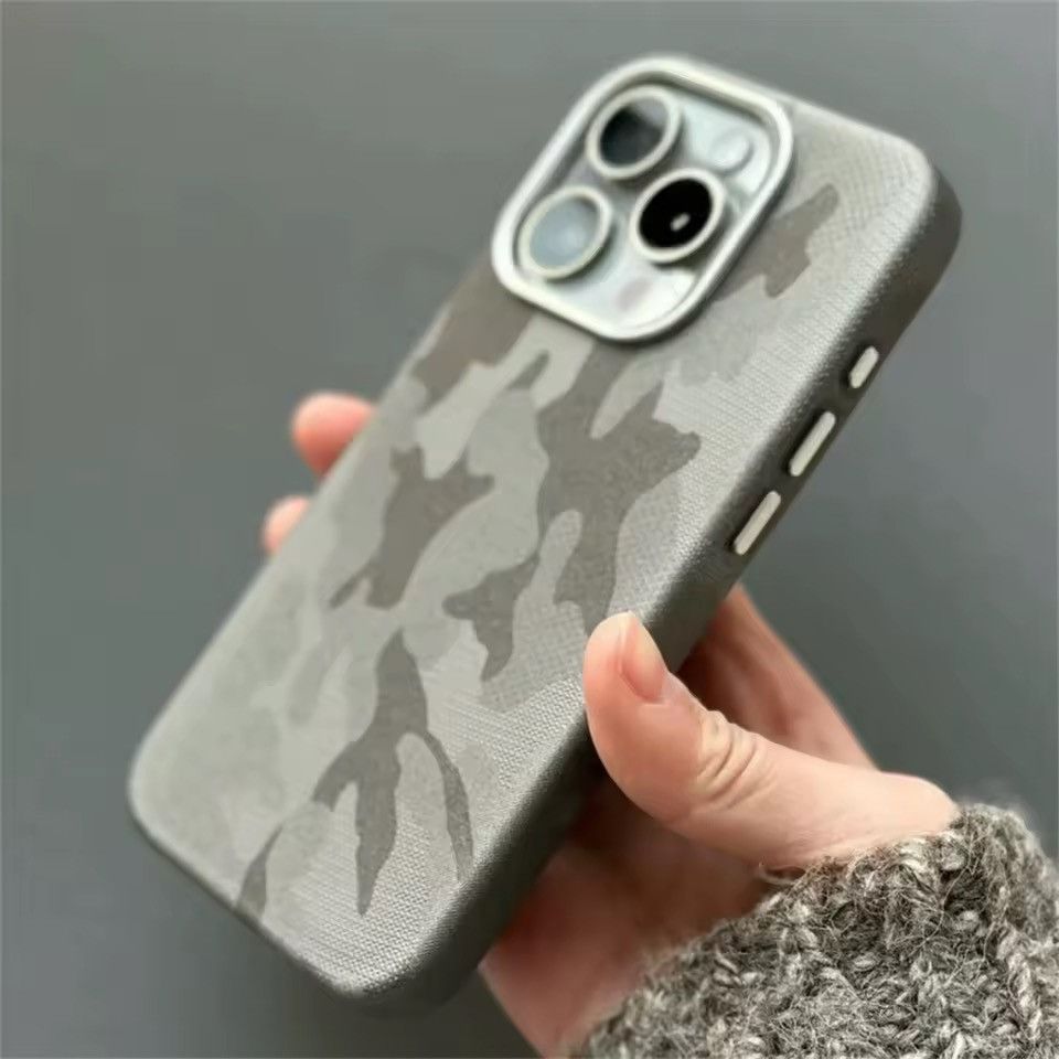 Other Camouflage Magnetic MagSafe Leather Case For Iphone 16 Pro Size ONE SIZE - 2 Thumbnail
