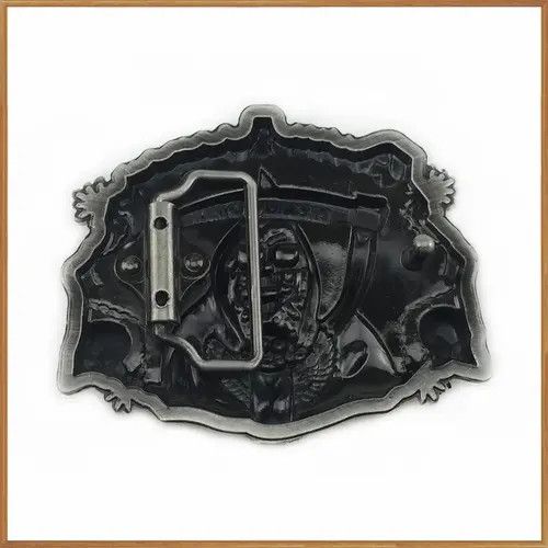 VIBE Blue Enameled GRIM REAPER Belt Buckle Size ONE SIZE - 6 Thumbnail